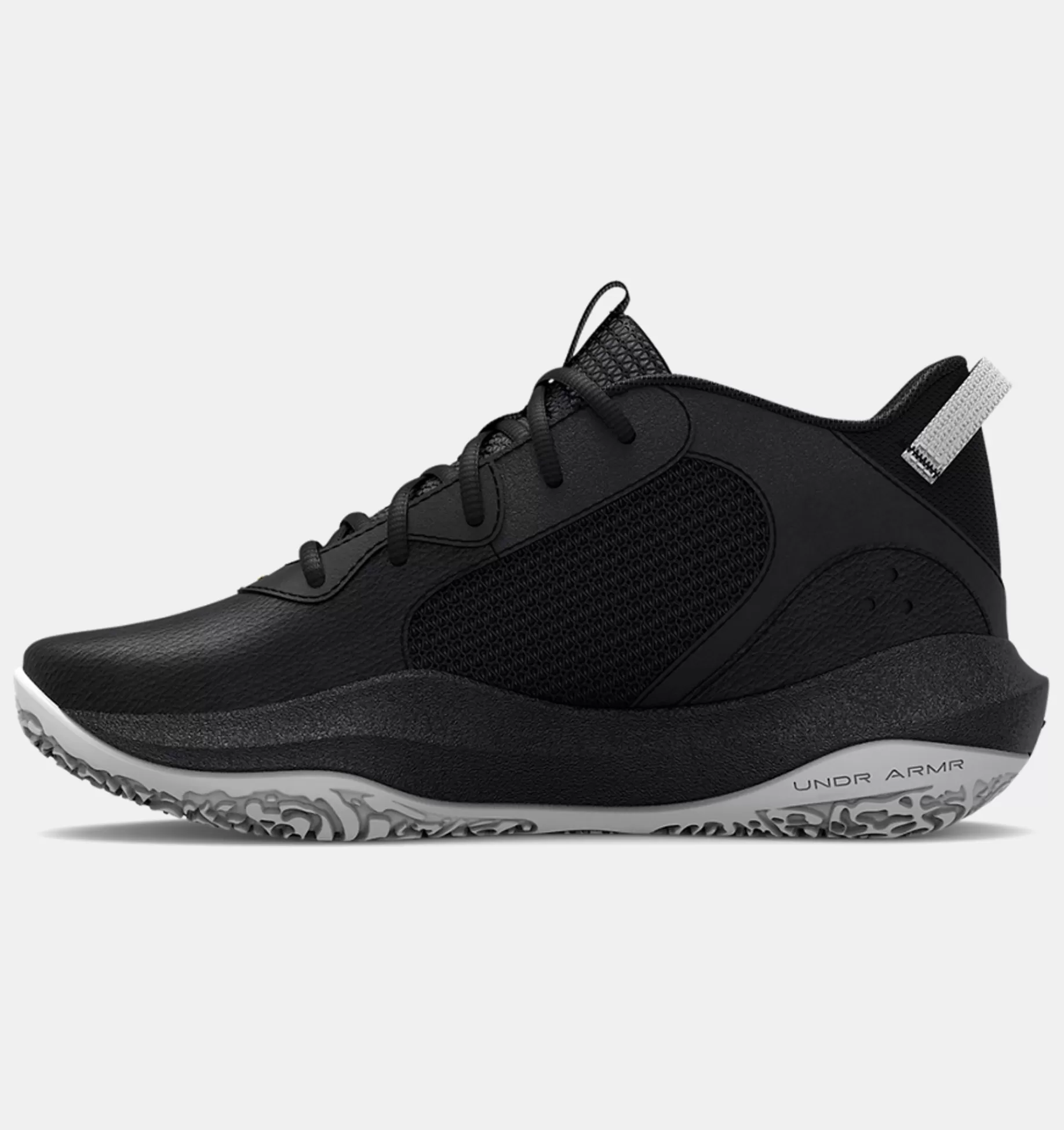 Shop Under Armour Scarpe Da Basket Pre-School Ua Lockdown 6 Black / Metallic Gold - 003