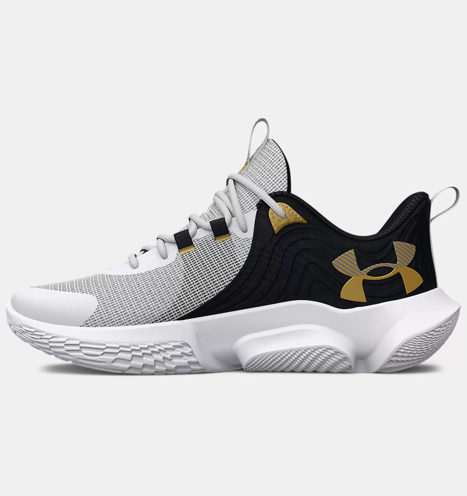 Outlet Under Armour Scarpe Da Basket Ua Flow Futr X 2 Unisex White / Black - 100