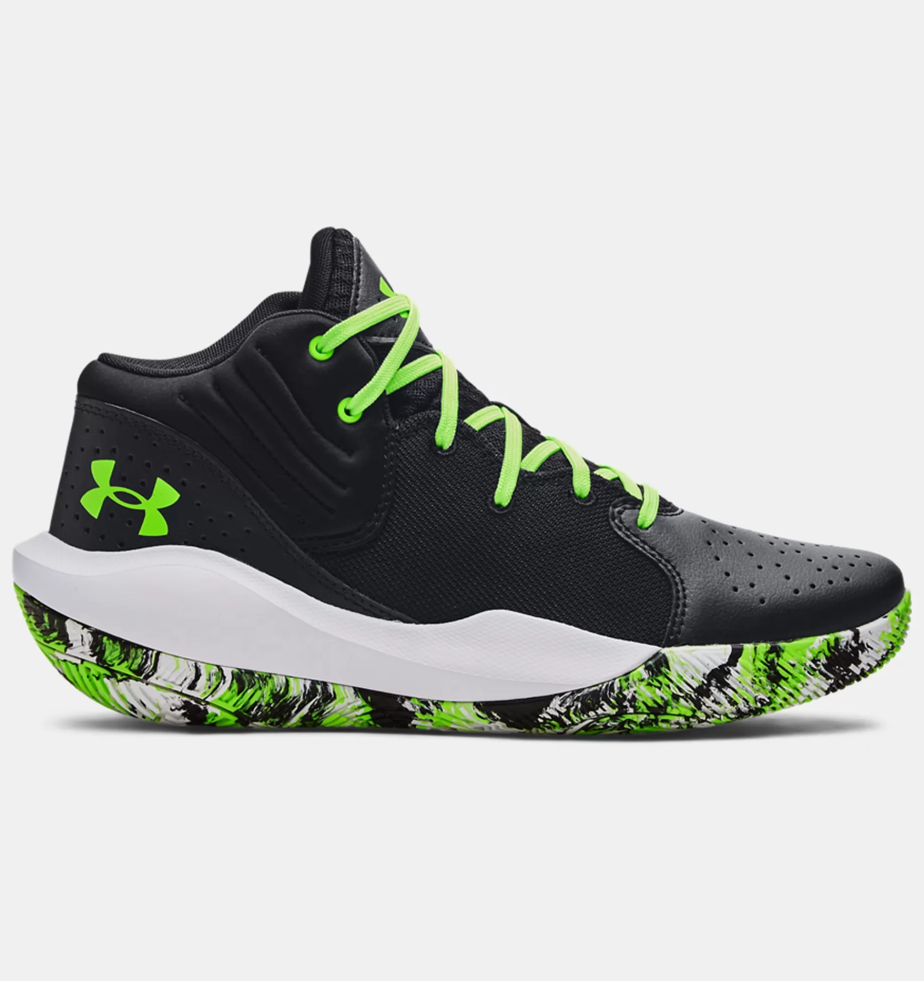 Cheap Under Armour Scarpe Da Basket Ua Jet '21 Unisex Black / White - 005