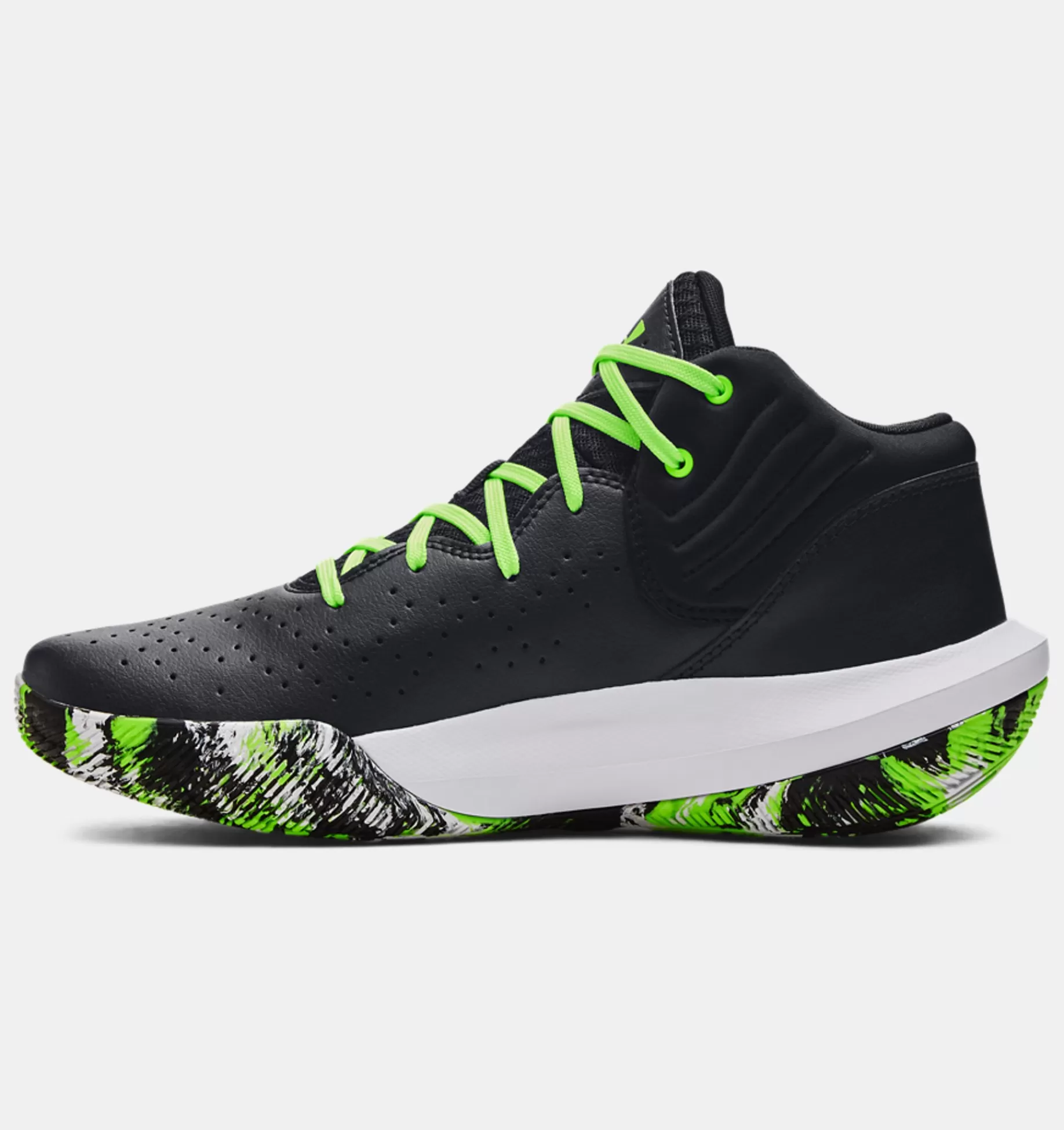 Cheap Under Armour Scarpe Da Basket Ua Jet '21 Unisex Black / White - 005