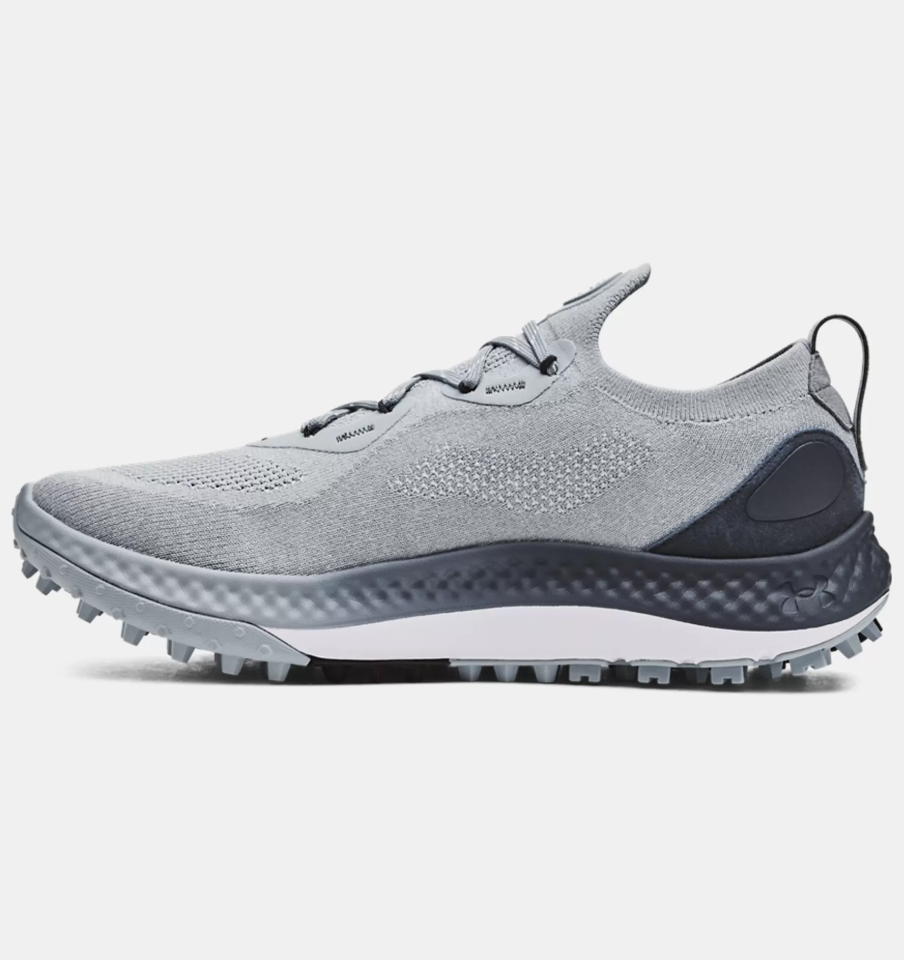 New Under Armour Scarpe Da Golf Ua Charged Curry Spikeless Da Uomo Harbor Blue / Downpour Gray - 400