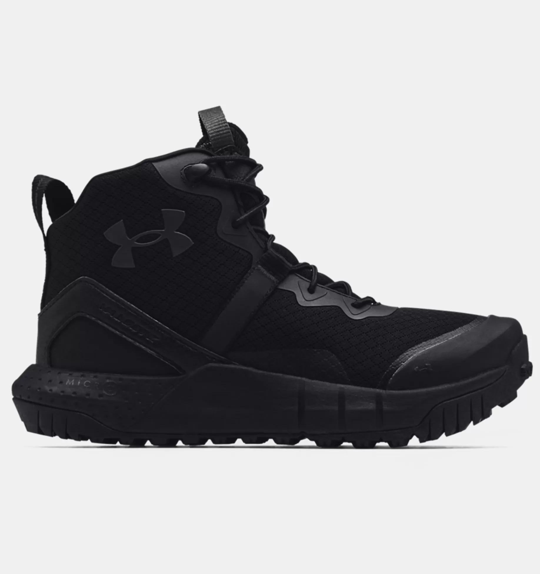 Sale Under Armour Scarponcini Ua Micro G® Valsetz Mid Tactical Da Donna Black / Jet Gray - 001