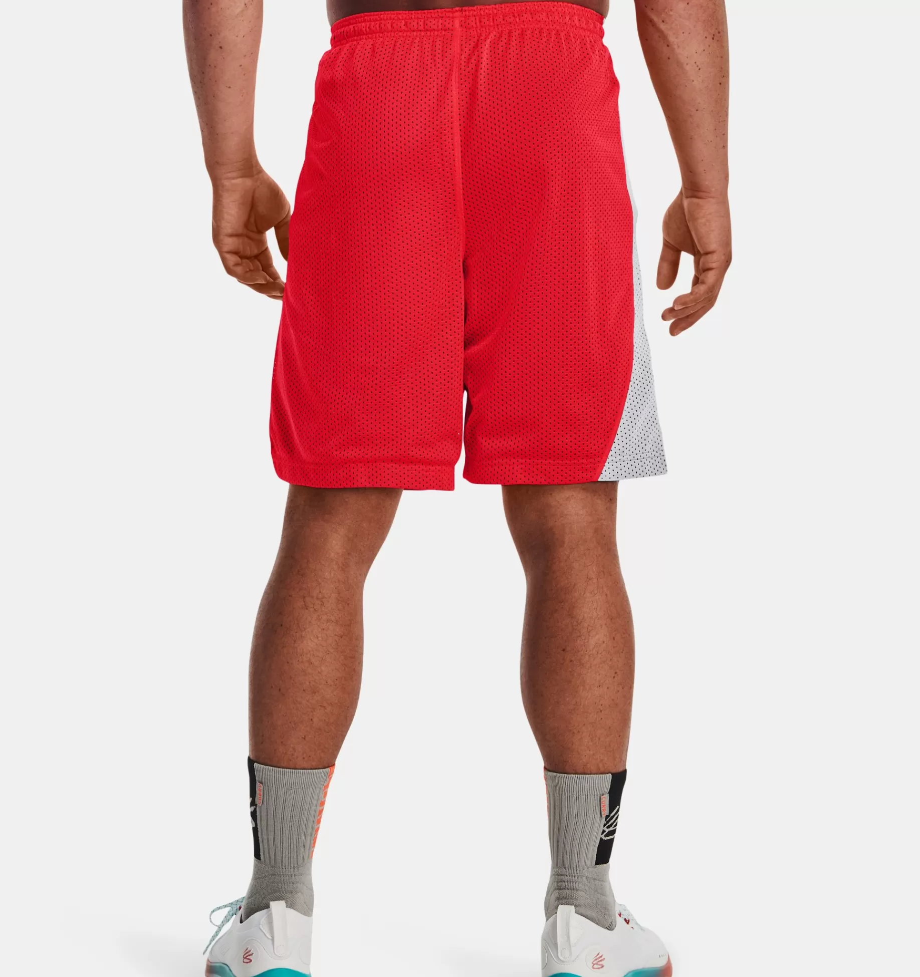 Cheap Under Armour Shorts Curry Splash 23 Cm Da Uomo Bolt Red / White - 810