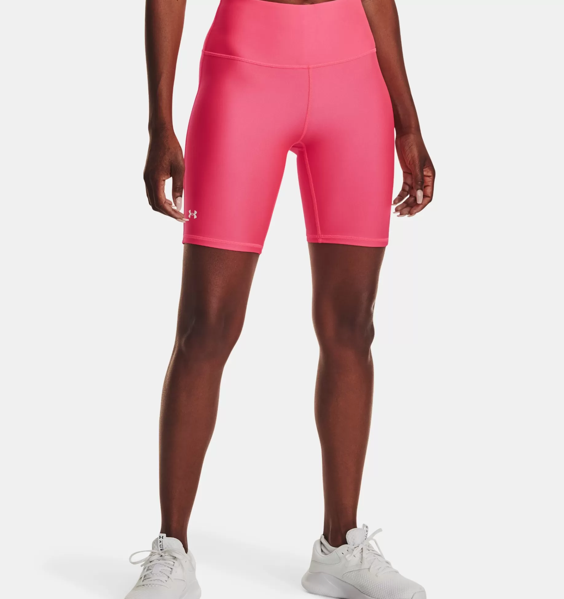 Cheap Under Armour Shorts Heatgear® Armour Bike Da Donna Pink Shock / White - 683