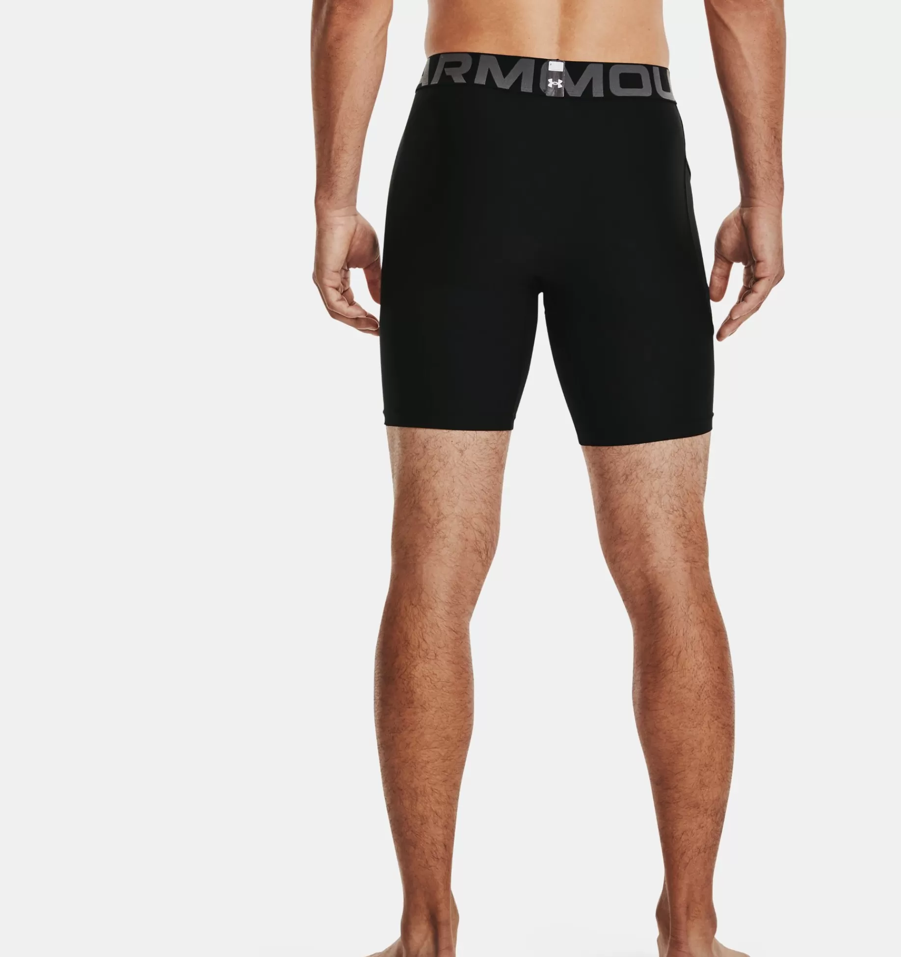 Outlet Under Armour Shorts Heatgear® Armour Compression Da Uomo Black / White - 001