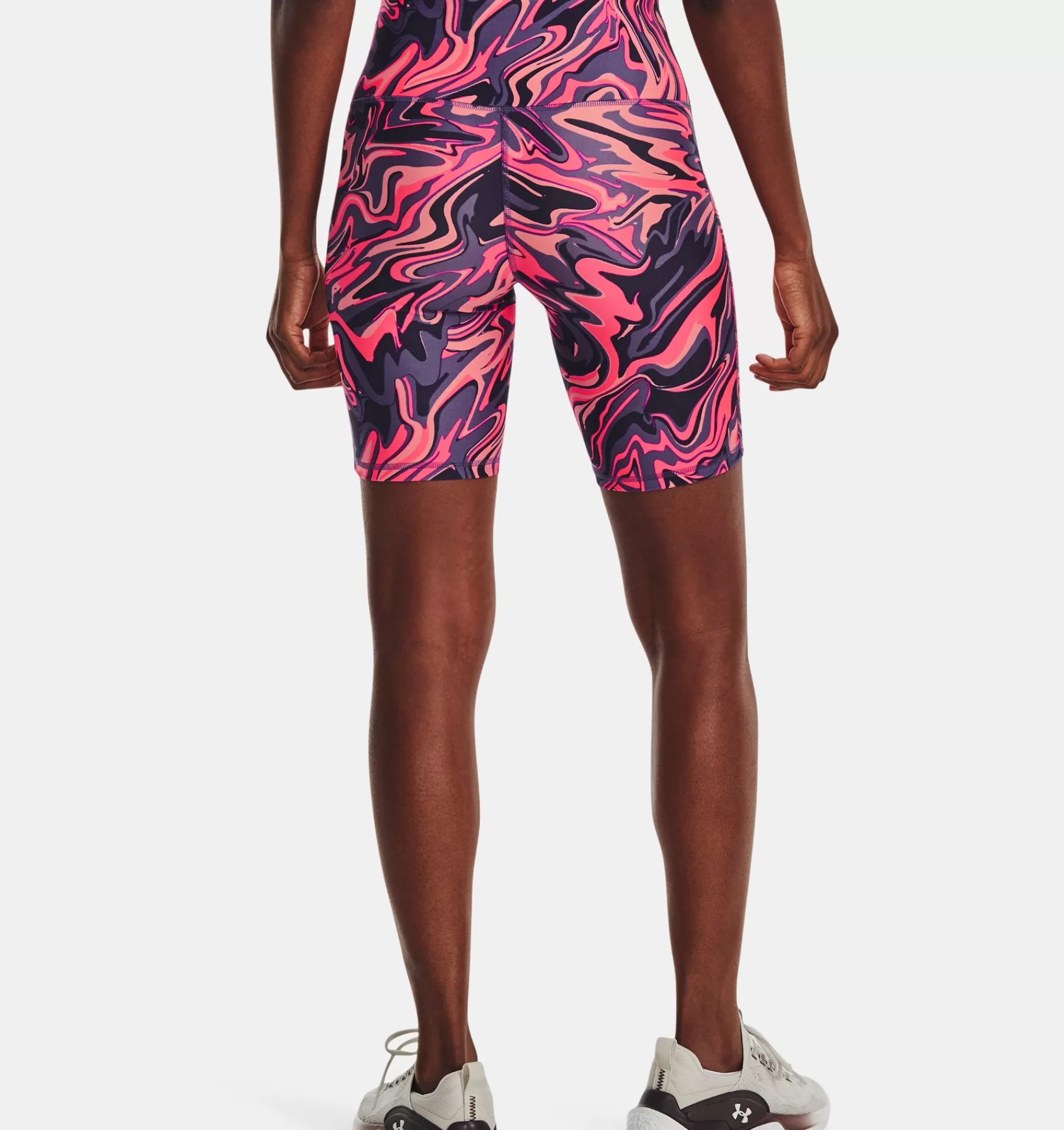 Discount Under Armour Shorts Heatgear® Bike Da Donna Posh Pink / Tux Purple - 603