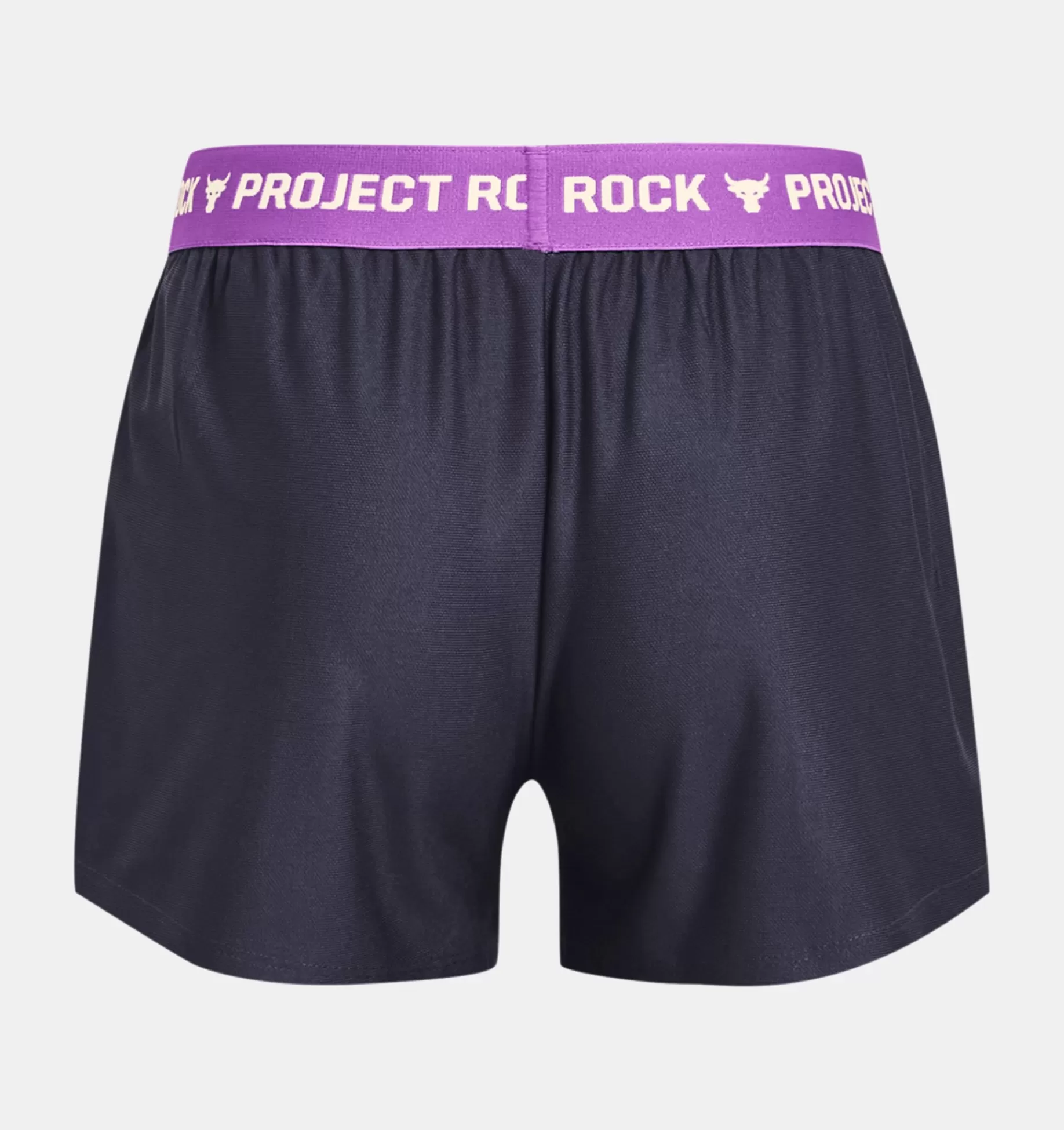 New Under Armour Shorts Project Rock Play Up Da Ragazza Tempered Steel / Lunar Purple - 558