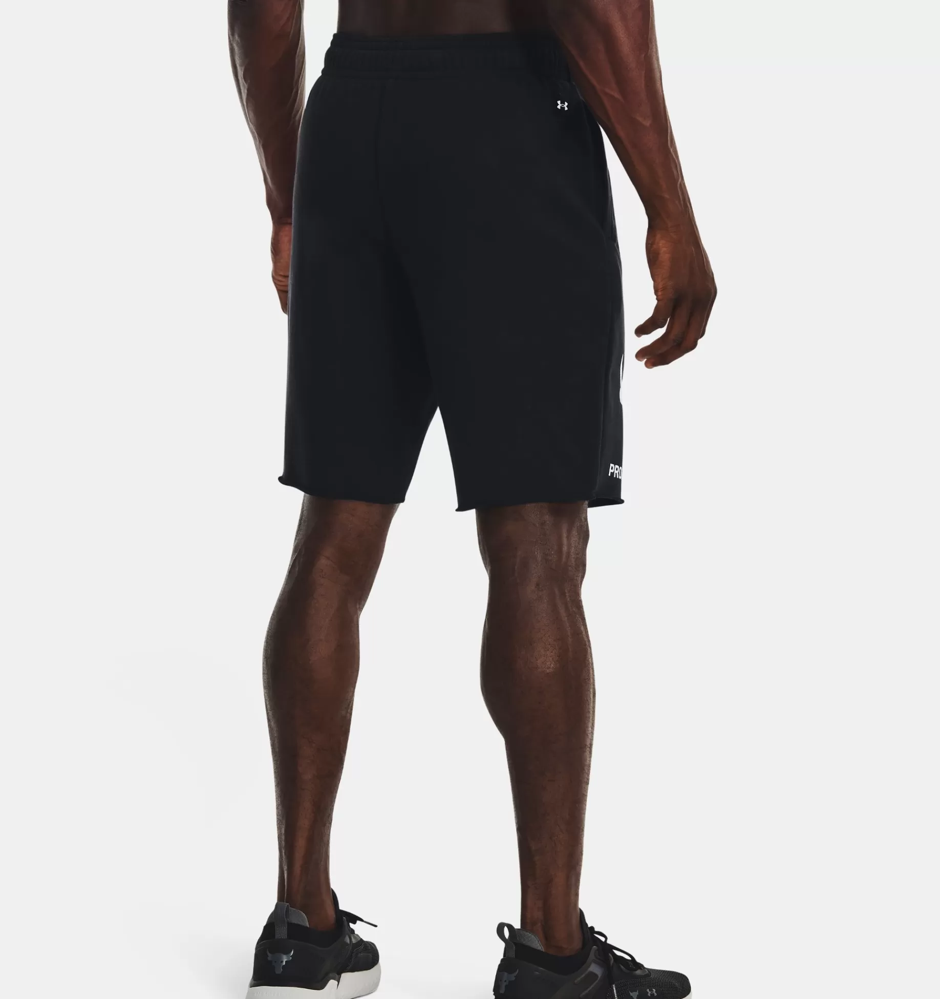 Best Sale Under Armour Shorts Project Rock Terry Brahma Bull Da Uomo Black / White - 001