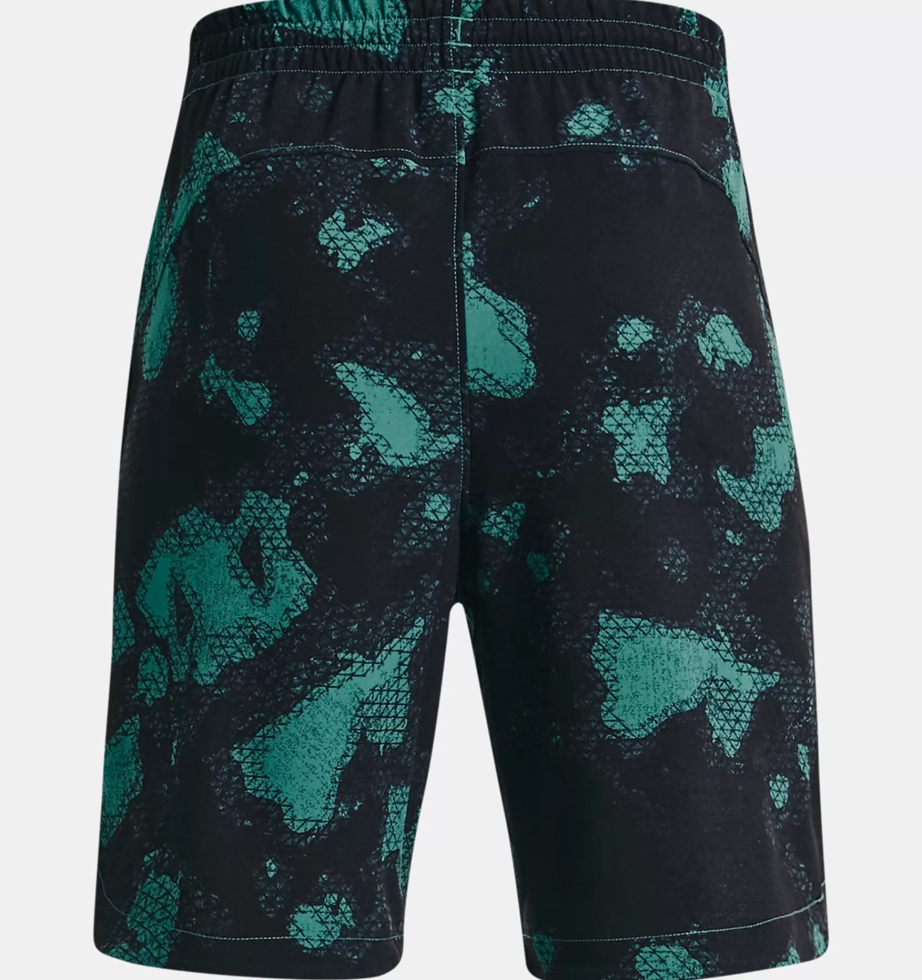 Shop Under Armour Shorts Project Rock Woven Printed Da Ragazzo Coastal Teal / Fade - 722