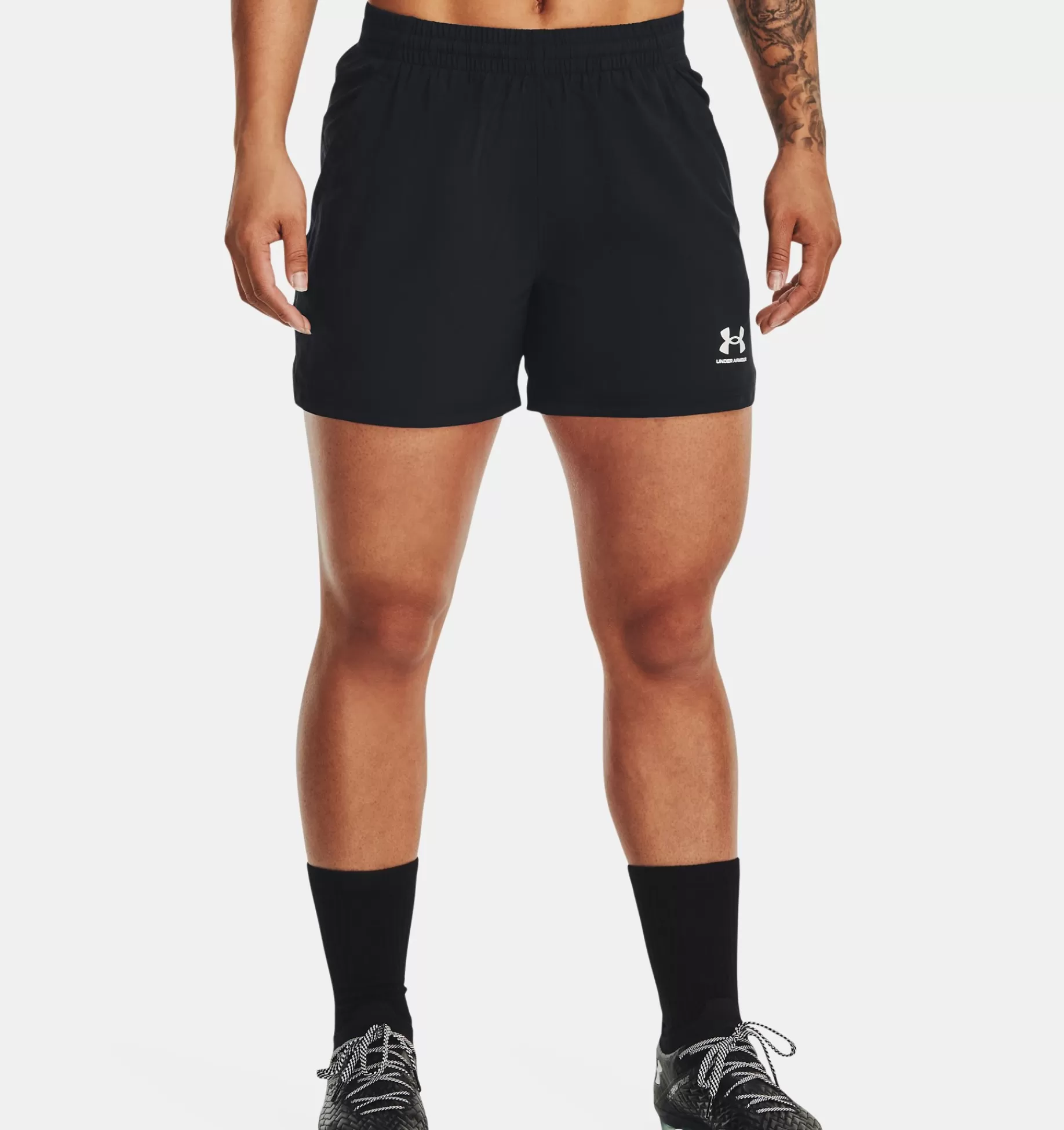 Hot Under Armour Shorts Ua Accelerate Da Donna Black / White - 001