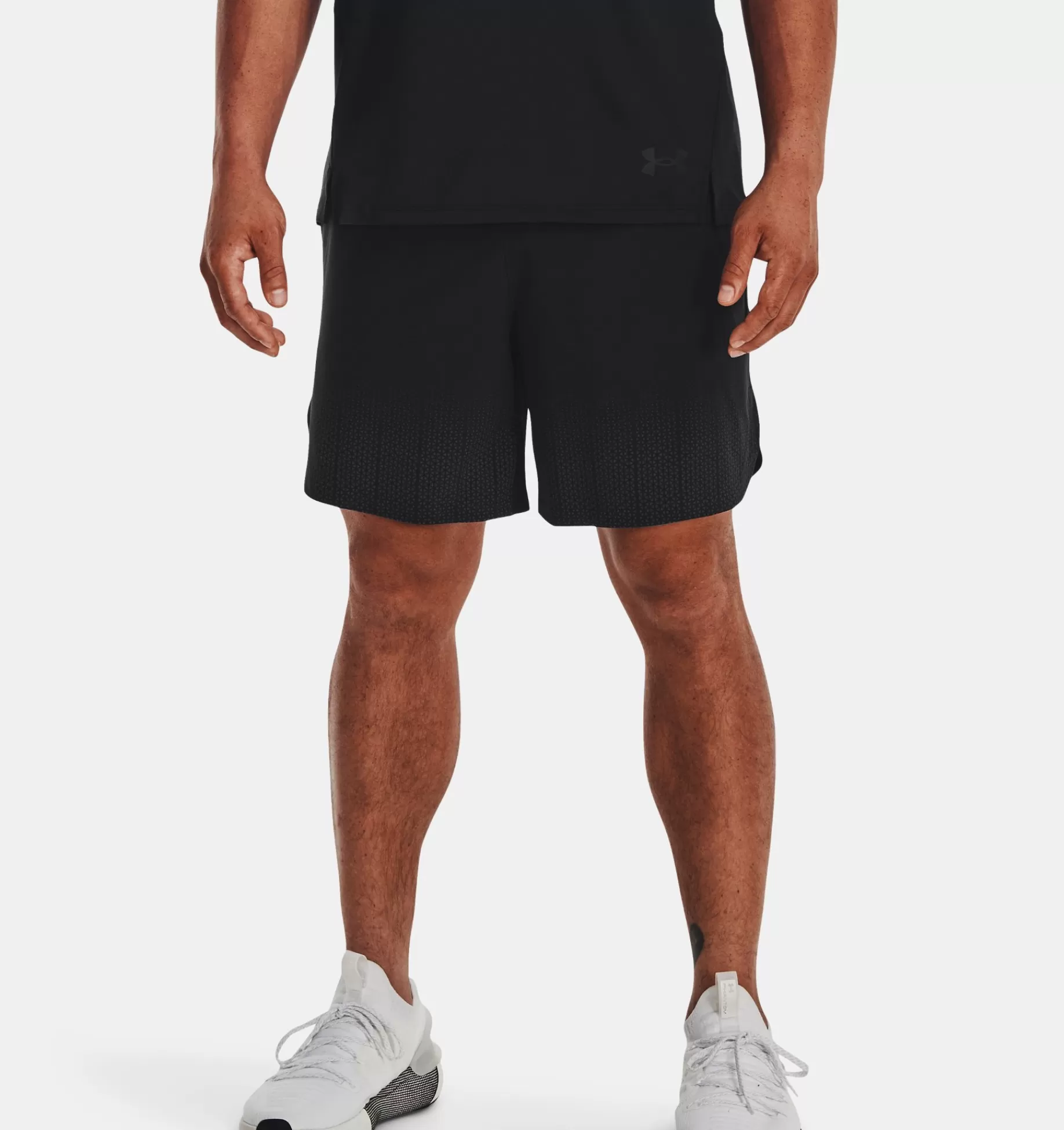 Best Sale Under Armour Shorts Ua Armourprint Peak Woven Da Uomo Black / Halo Gray - 001