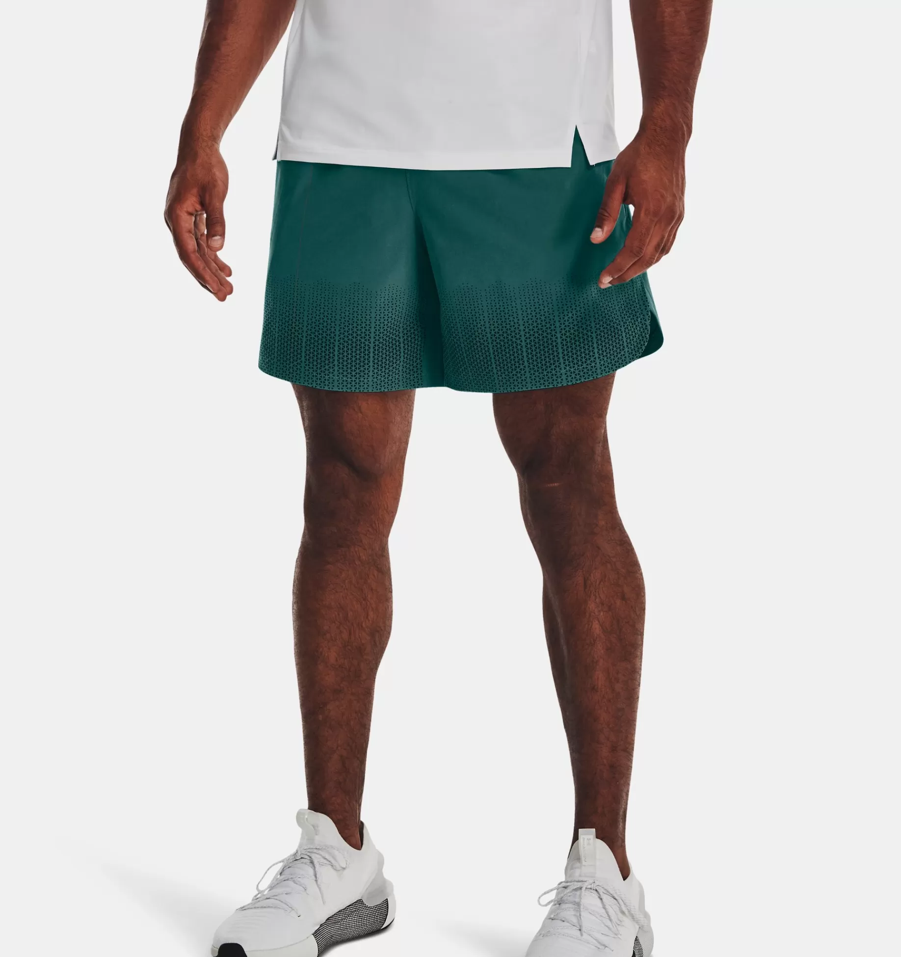 Store Under Armour Shorts Ua Armourprint Peak Woven Da Uomo Coastal Teal / Black - 722