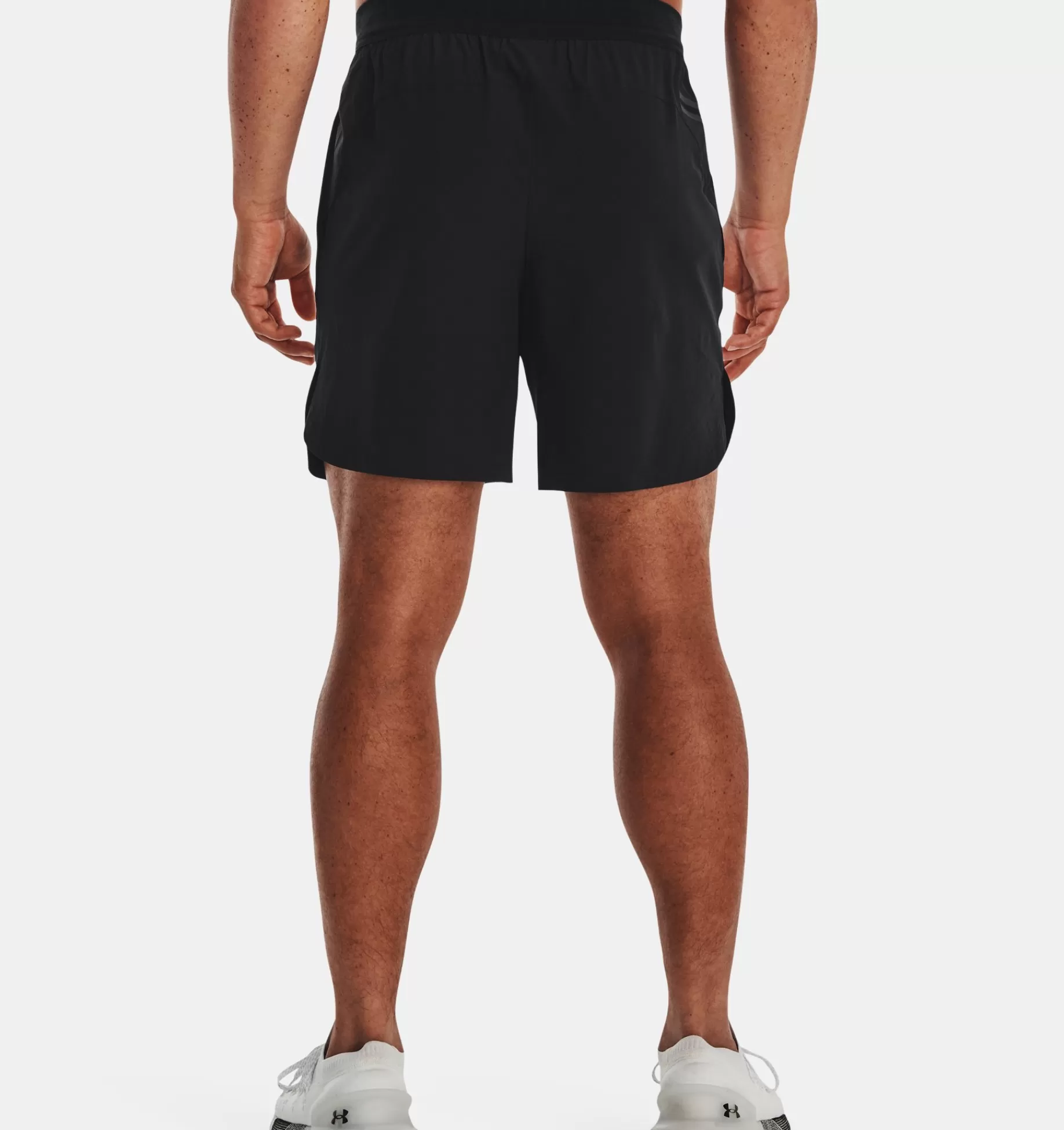 Best Sale Under Armour Shorts Ua Armourprint Peak Woven Da Uomo Black / Halo Gray - 001