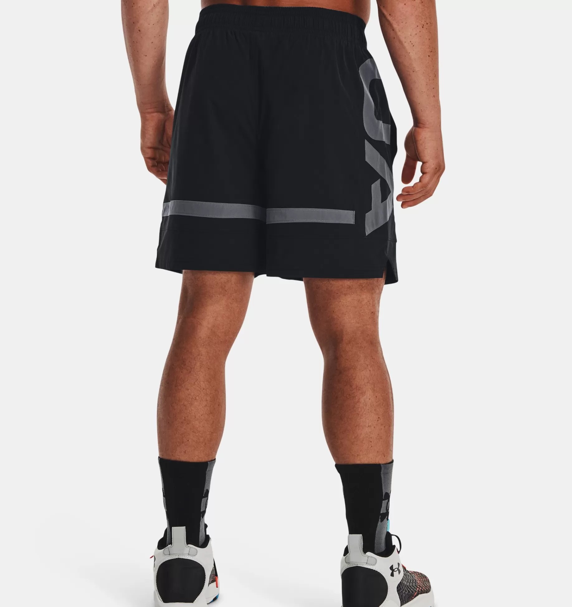 Clearance Under Armour Shorts Ua Baseline Woven Da Uomo Black / Pitch Gray - 001