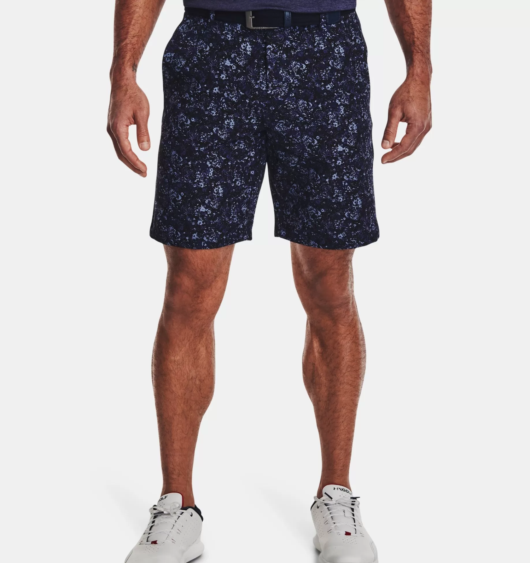 Online Under Armour Shorts Ua Drive Printed Da Uomo Midnight Navy / Halo Gray - 410