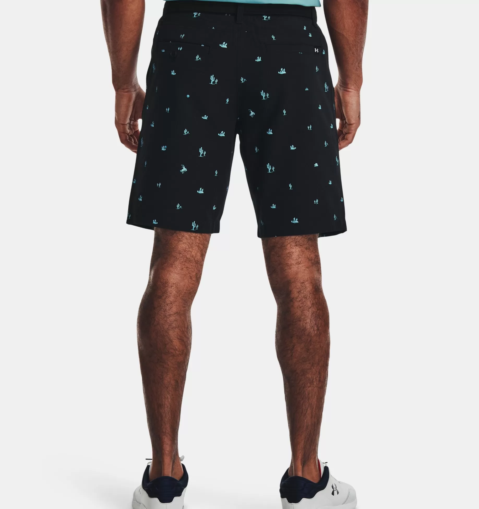 Shop Under Armour Shorts Ua Drive Printed Da Uomo Black / Blue Foam - 001