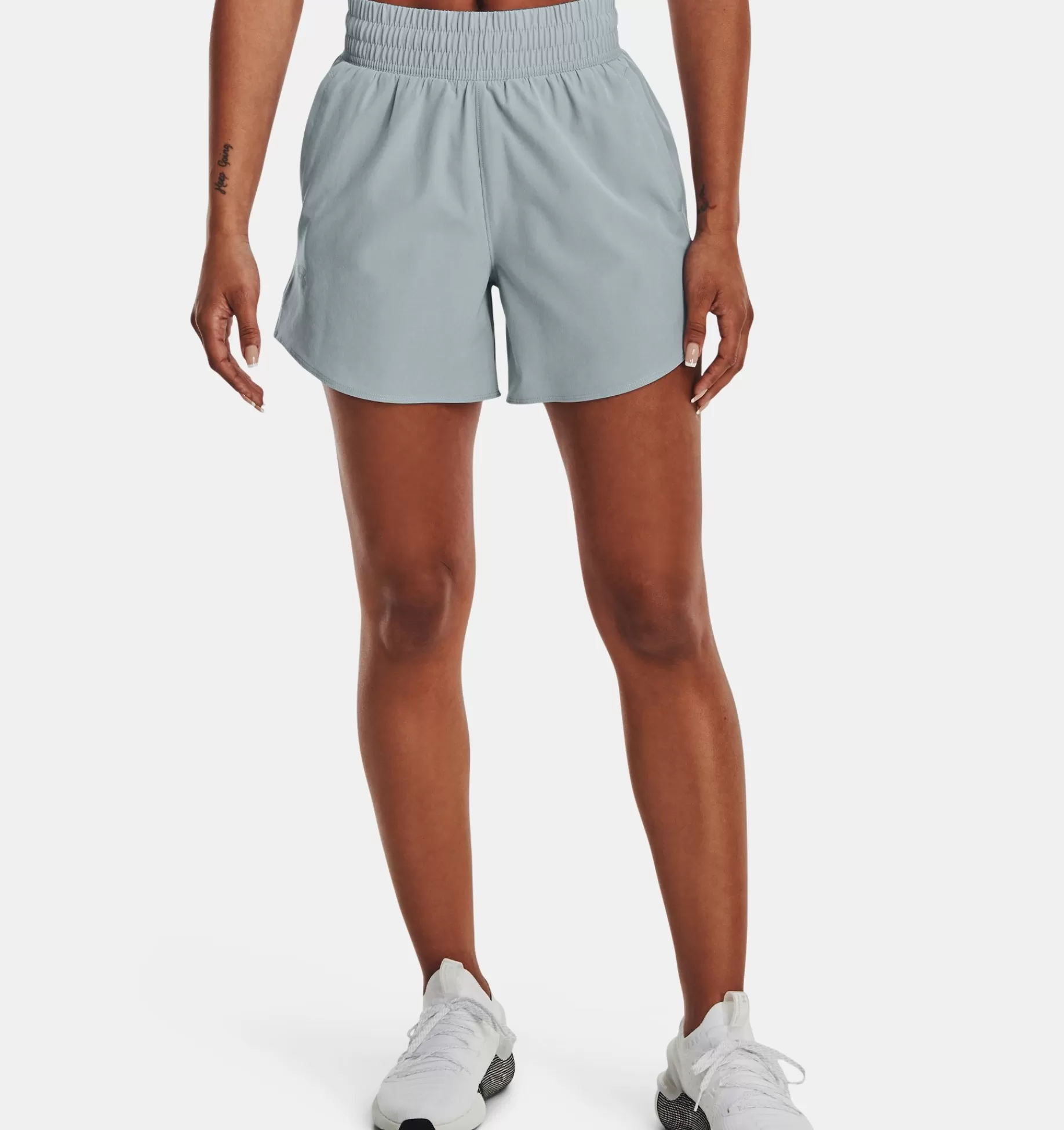 Hot Under Armour Shorts Ua Flex Woven 13 Cm Da Donna Harbor Blue - 465