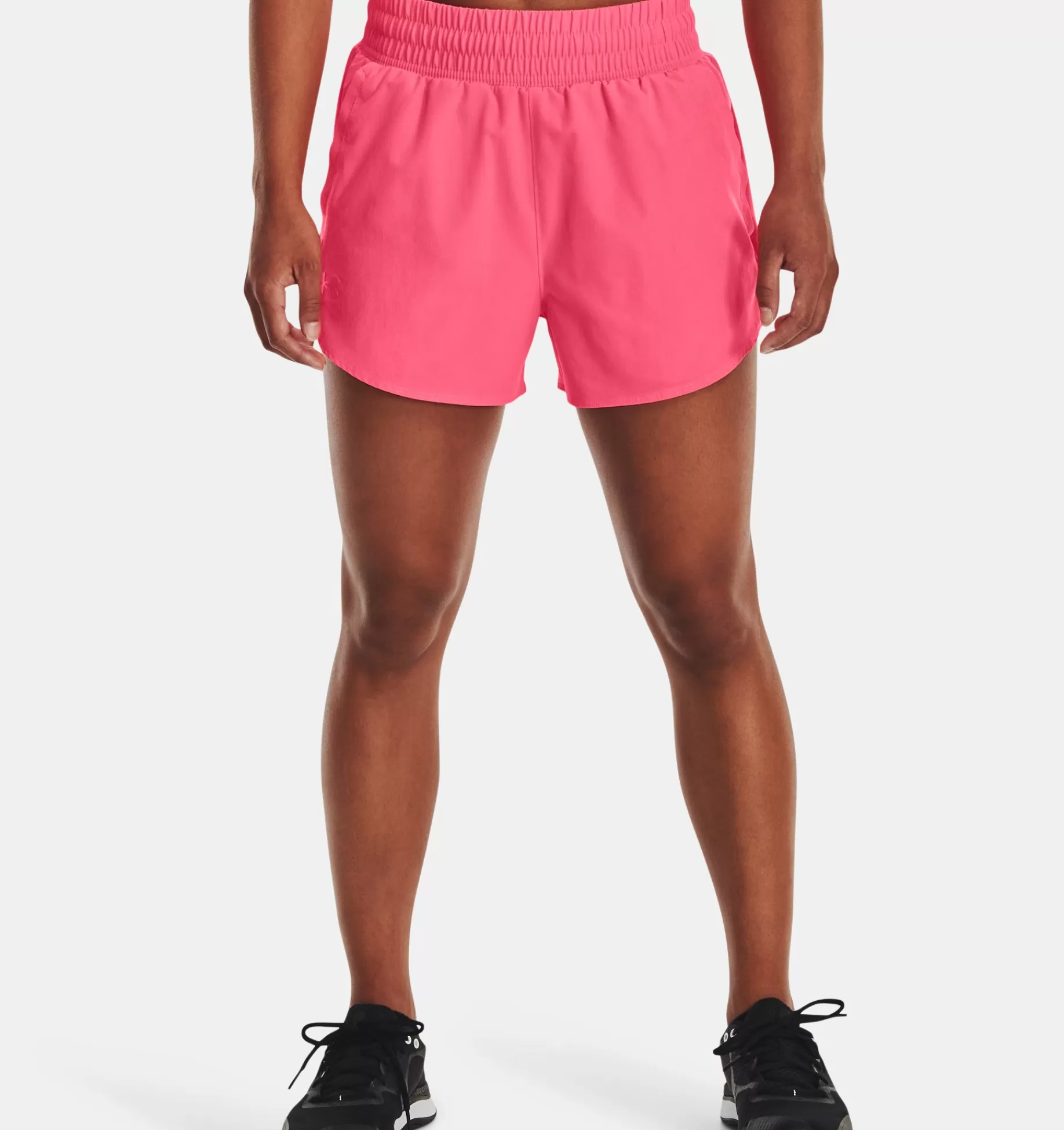 Sale Under Armour Shorts Ua Flex Woven 8 Cm Da Donna Pink Shock - 683