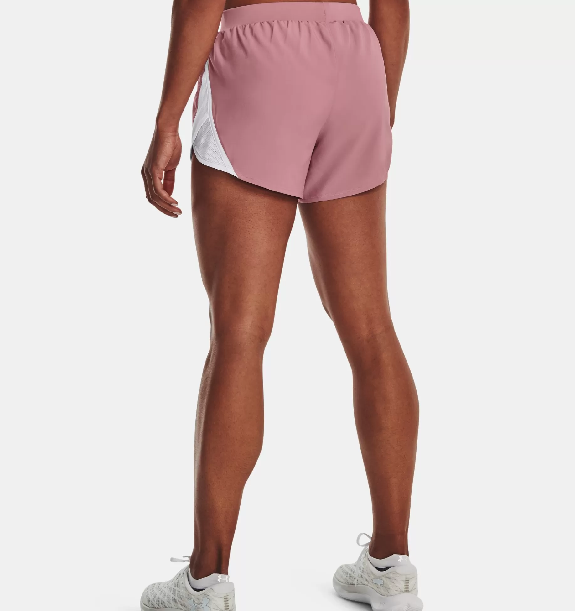 Sale Under Armour Shorts Ua Fly-By 2.0 Da Donna Pink Elixir / White - 697