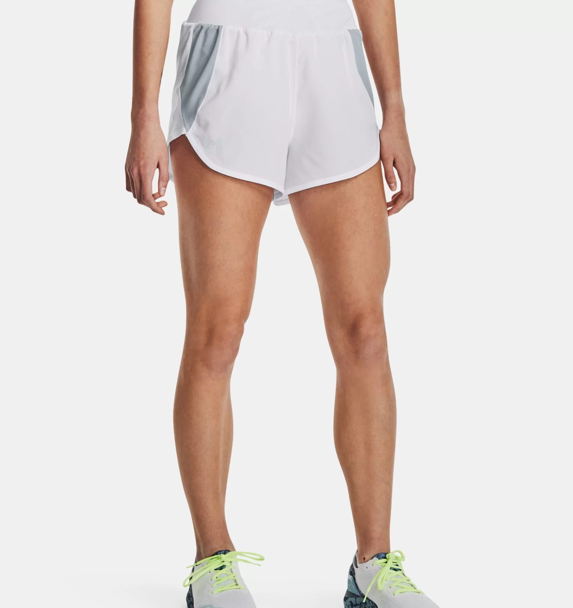 Cheap Under Armour Shorts Ua Fly-By Elite High-Rise Da Donna White / Harbor Blue - 101