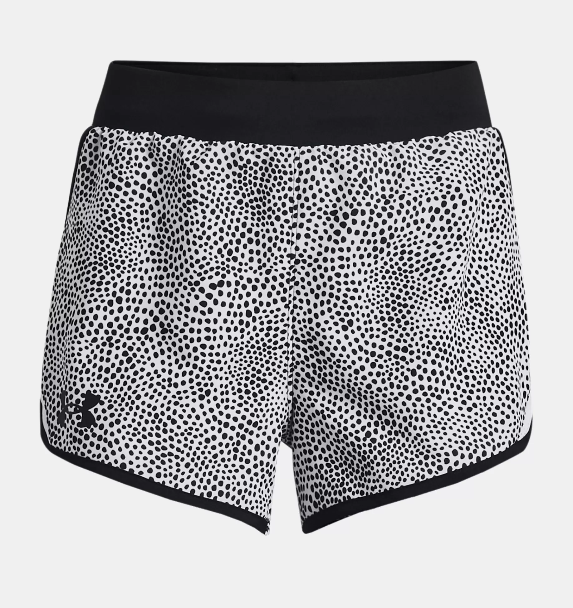 Cheap Under Armour Shorts Ua Fly-By Printed Da Ragazza Black / White - 004