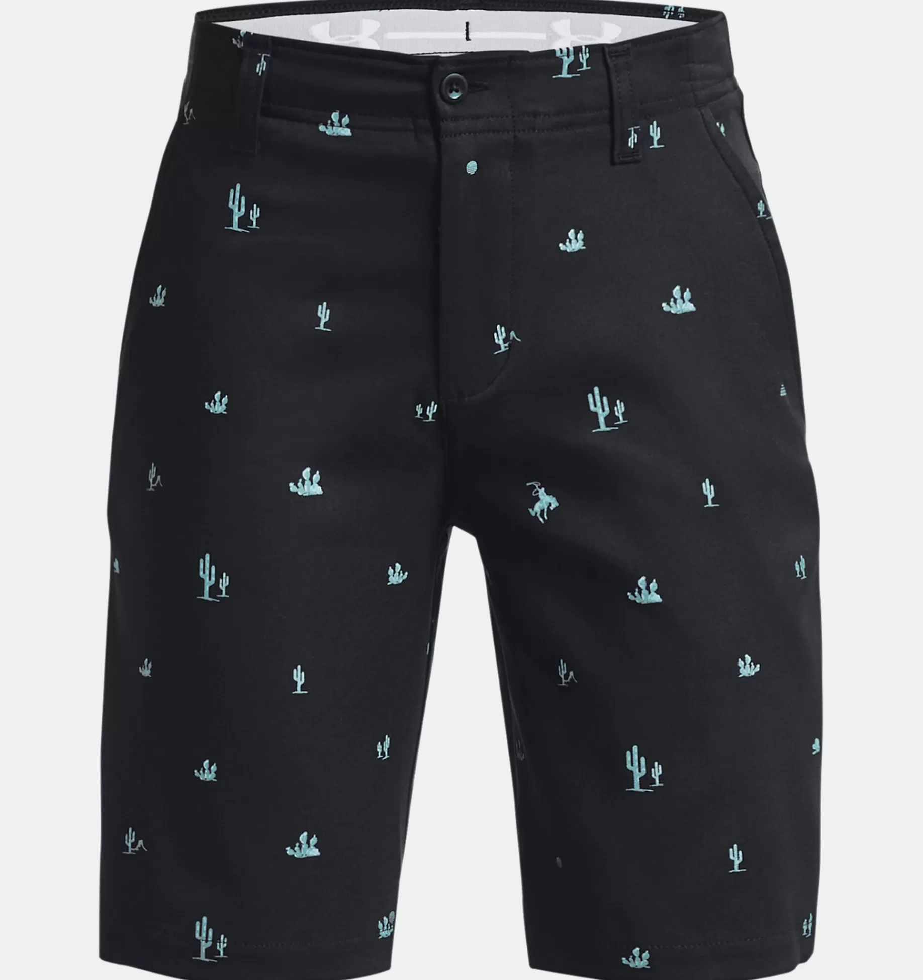 Fashion Under Armour Shorts Ua Golf Printed Da Ragazzo Black - 001