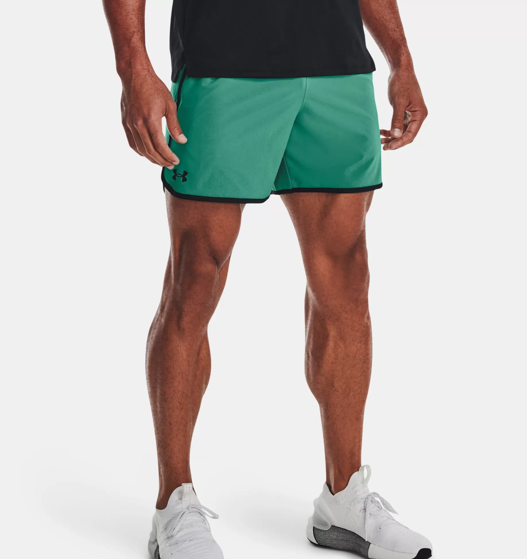 Best Under Armour Shorts Ua Hiit Woven 15 Cm Da Uomo Birdie Green / Black - 508