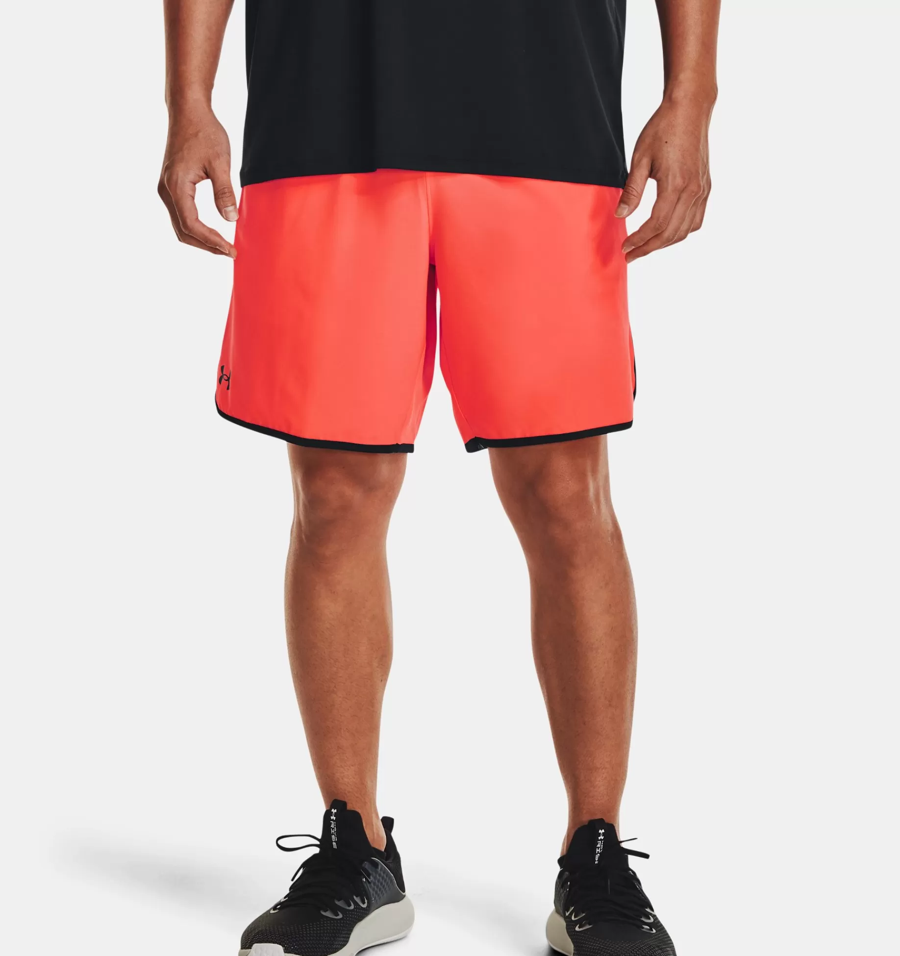 Best Under Armour Shorts Ua Hiit Woven 20 Cm Da Uomo After Burn / Black - 877