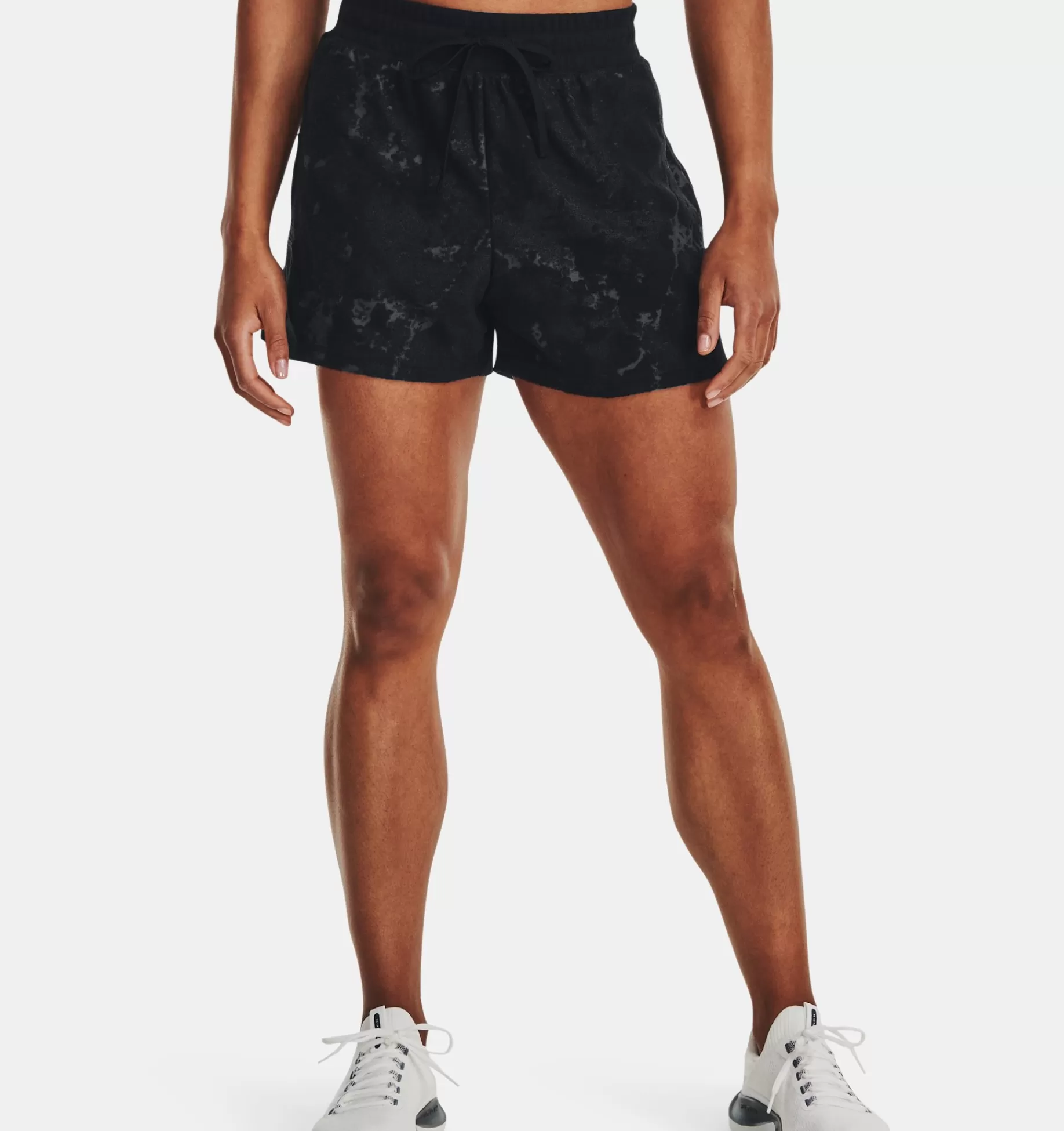 Discount Under Armour Shorts Ua Journey Terry Da Donna Black - 001