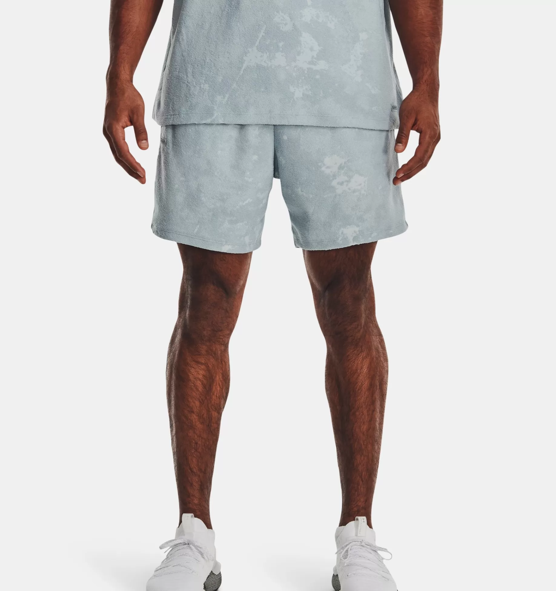 Outlet Under Armour Shorts Ua Journey Terry Da Uomo Harbor Blue - 465