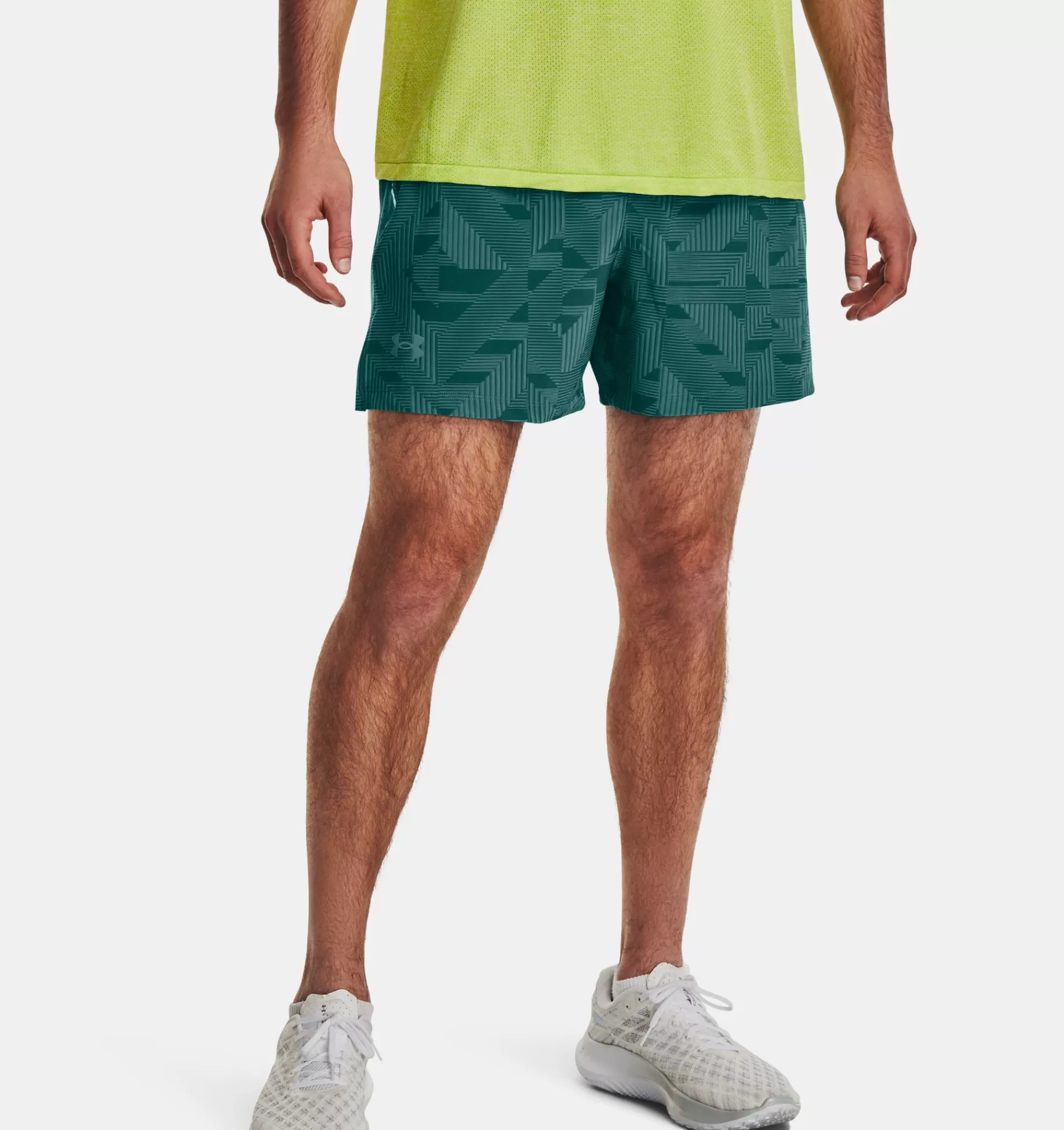 Clearance Under Armour Shorts Ua Launch Elite 13 Cm Da Uomo Coastal Teal / Reflective - 722