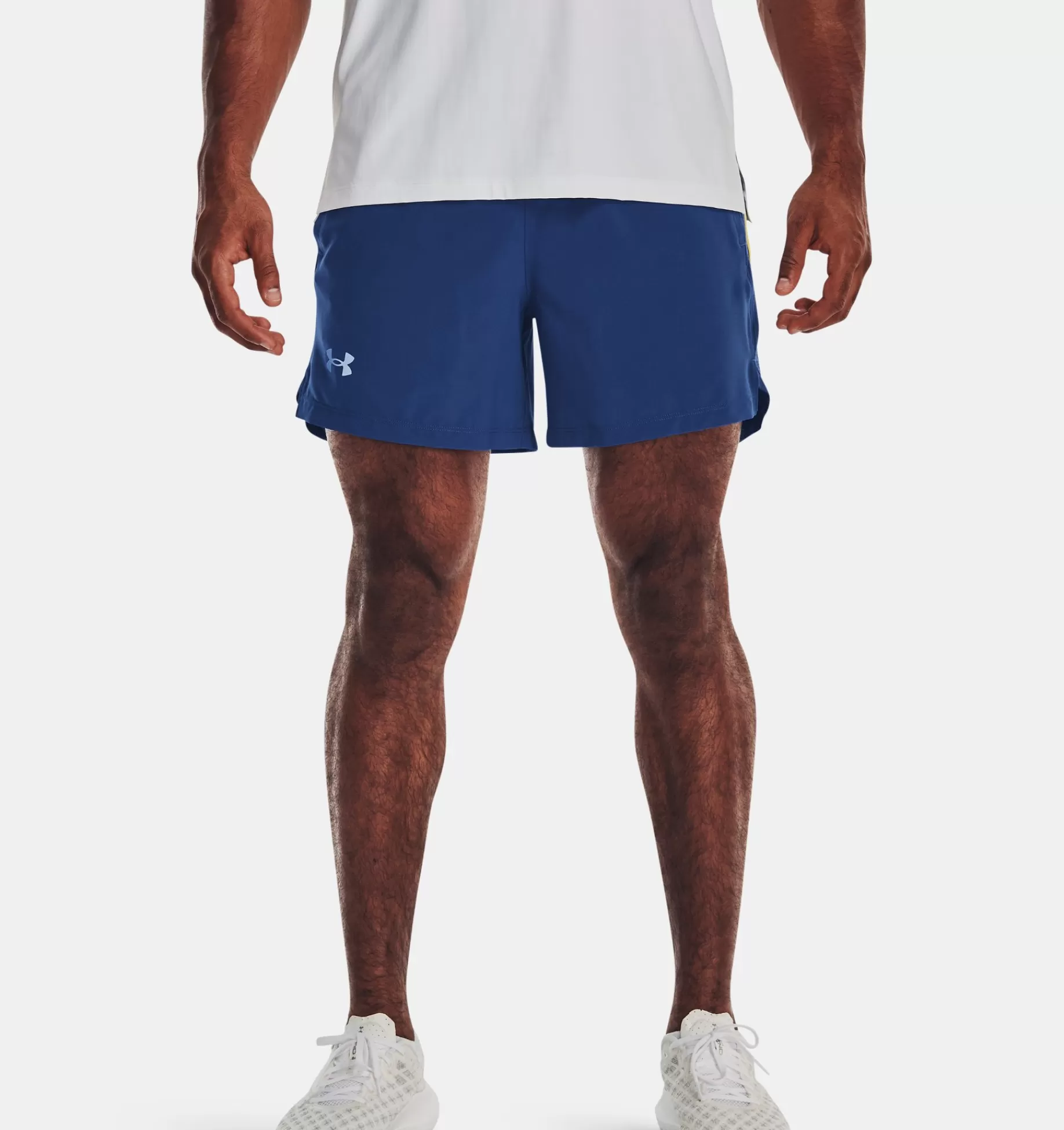 Fashion Under Armour Shorts Ua Launch Run 13 Cm Da Uomo Blue Mirage / Starfruit - 471