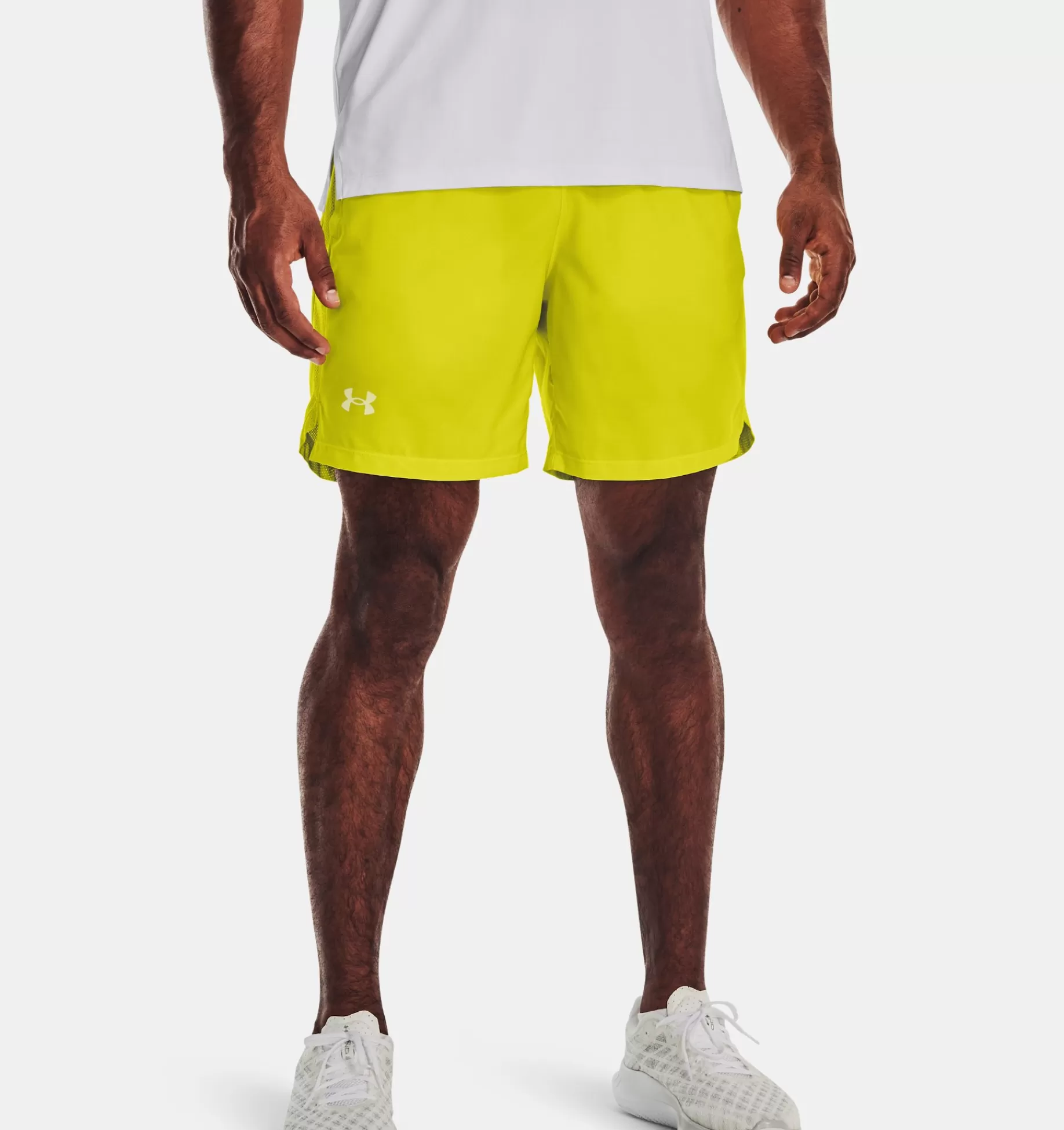 Cheap Under Armour Shorts Ua Launch Run 18 Cm Da Uomo Starfruit / Reflective - 799