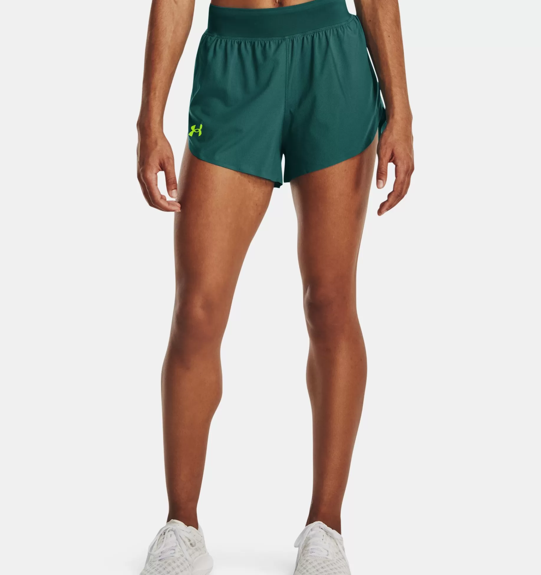 Hot Under Armour Shorts Ua Lighter Than Air Da Donna Coastal Teal / Lime Surge - 722