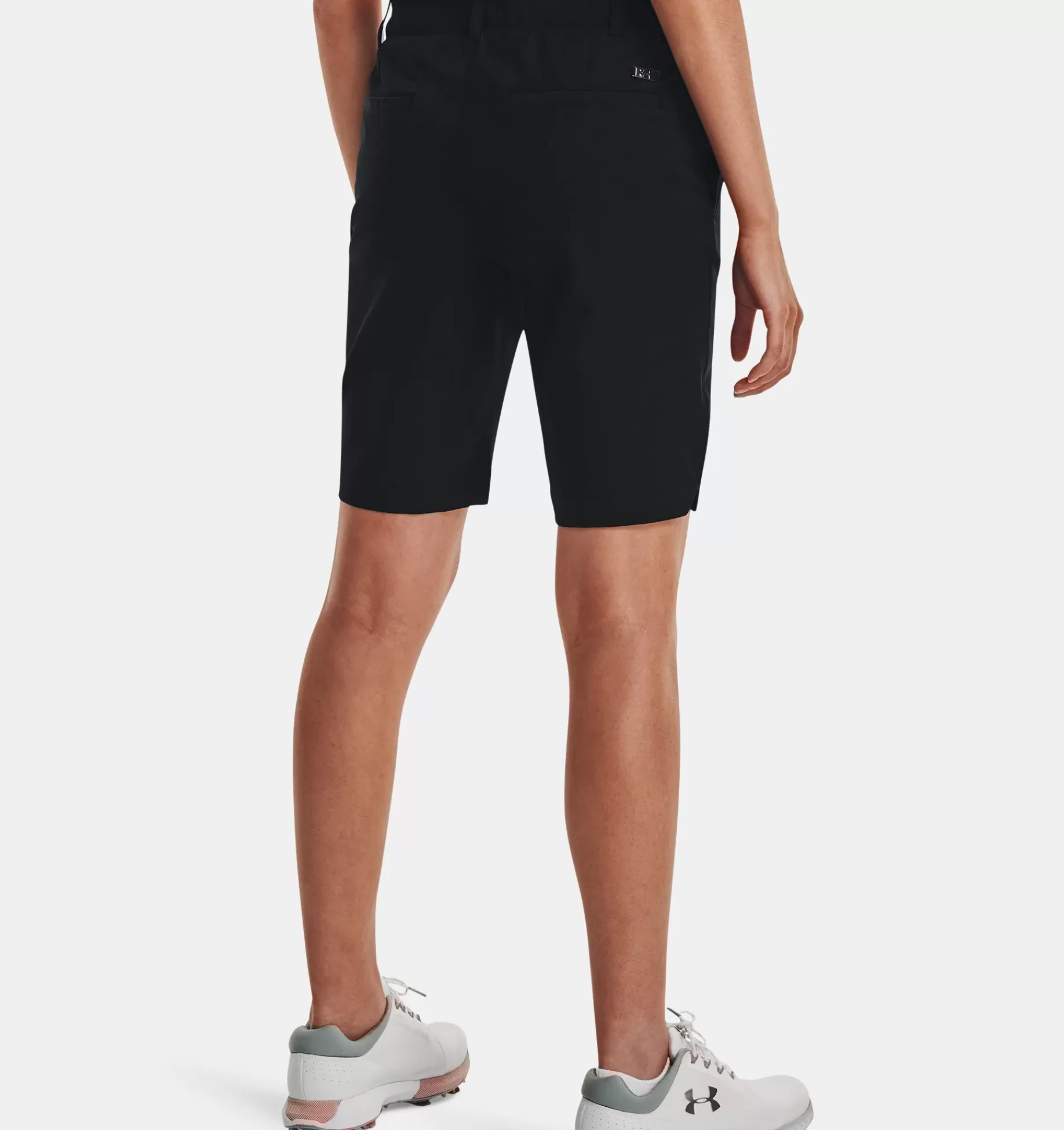 Store Under Armour Shorts Ua Links Da Donna Black / Metallic Silver - 001