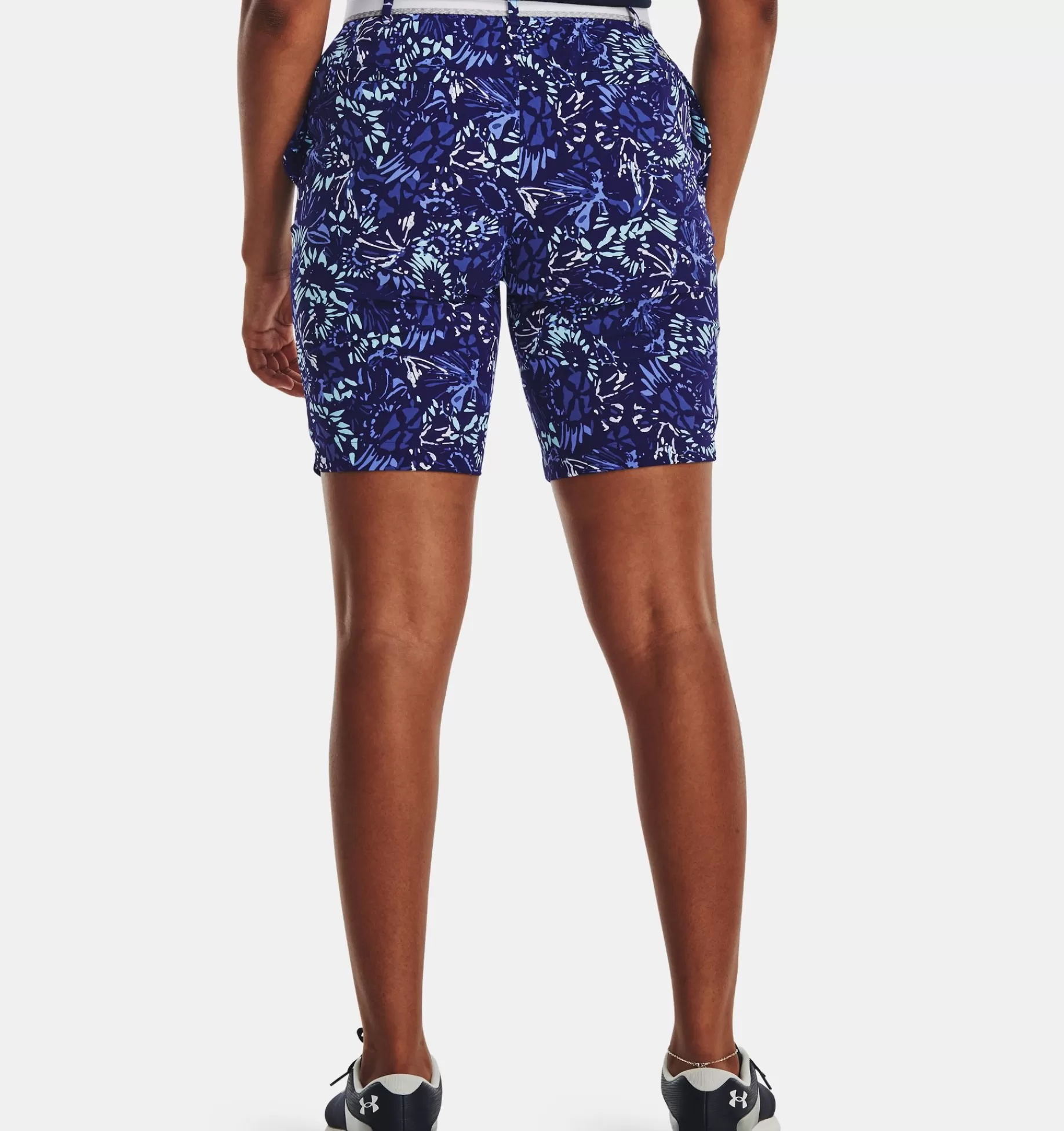 Online Under Armour Shorts Ua Links Printed Da Donna Sonar Blue / Baja Blue - 468