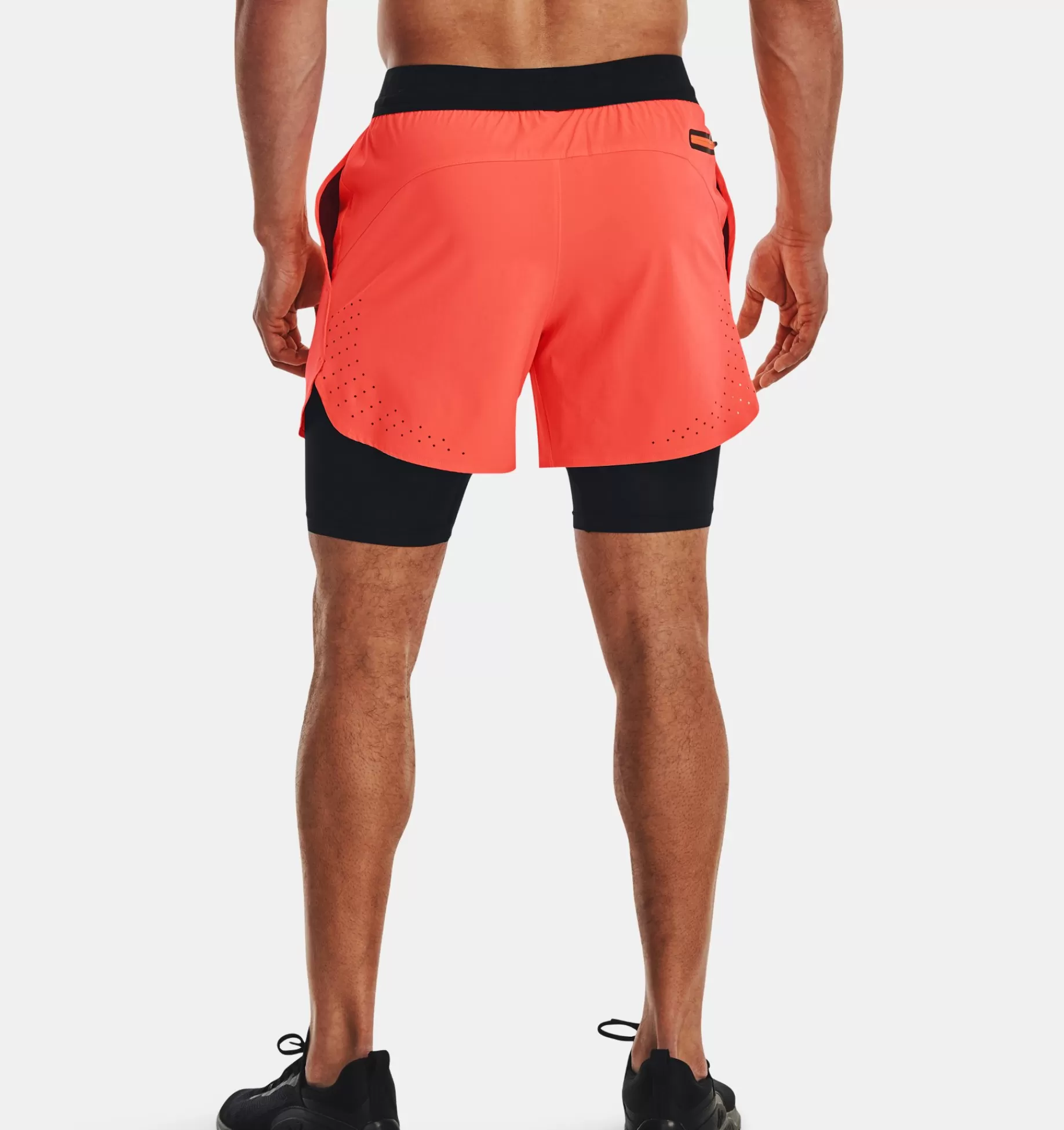 Flash Sale Under Armour Shorts Ua Peak Woven 2-In-1 Da Uomo After Burn / Black - 877