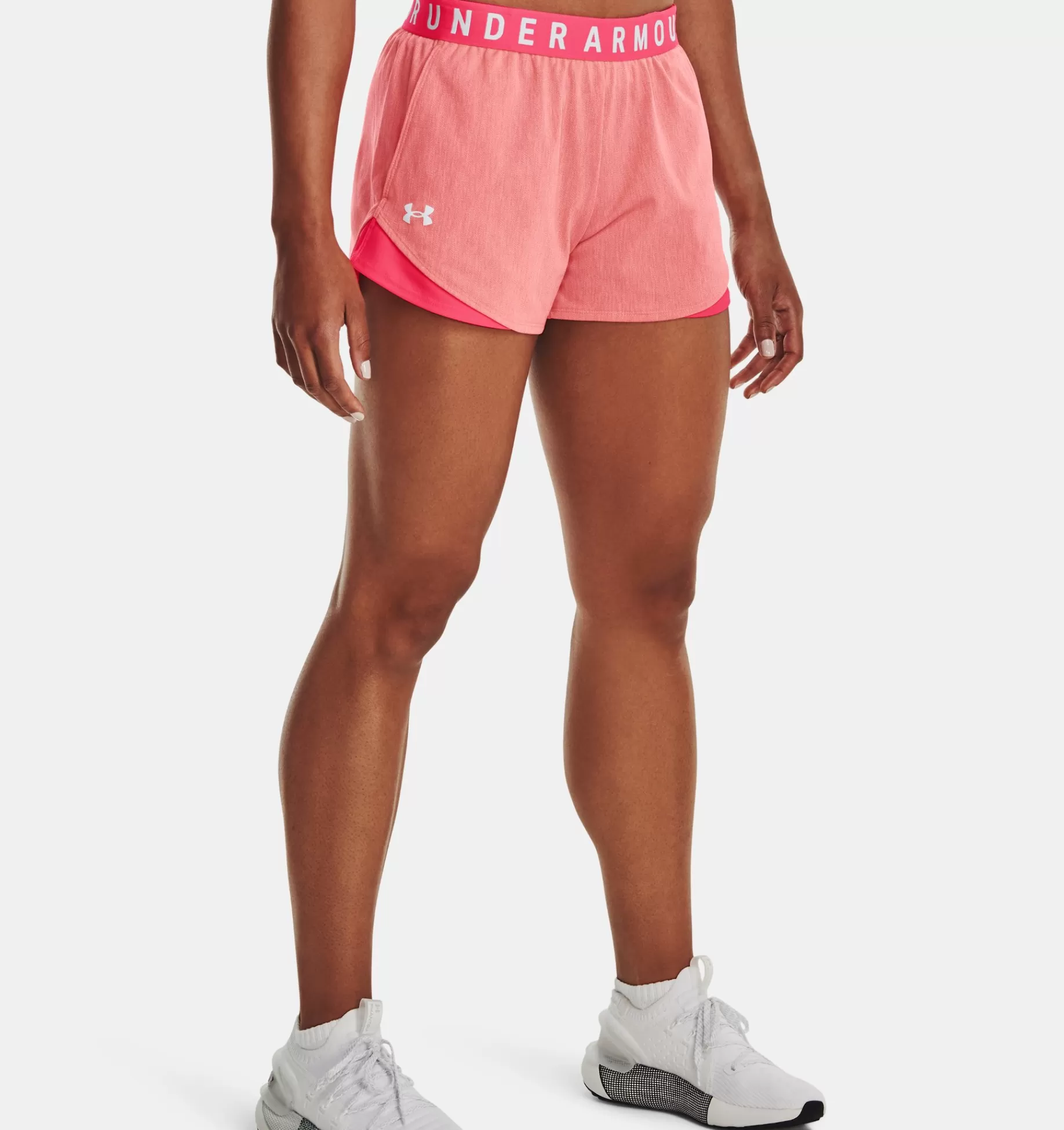 Cheap Under Armour Shorts Ua Play Up 3.0 Twist Da Donna Pink Shock / Posh Pink - 683