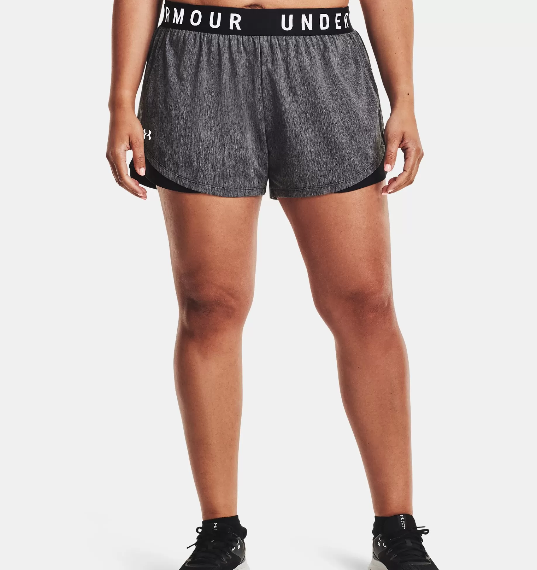 Cheap Under Armour Shorts Ua Play Up 3.0 Twist Da Donna Black / White - 001