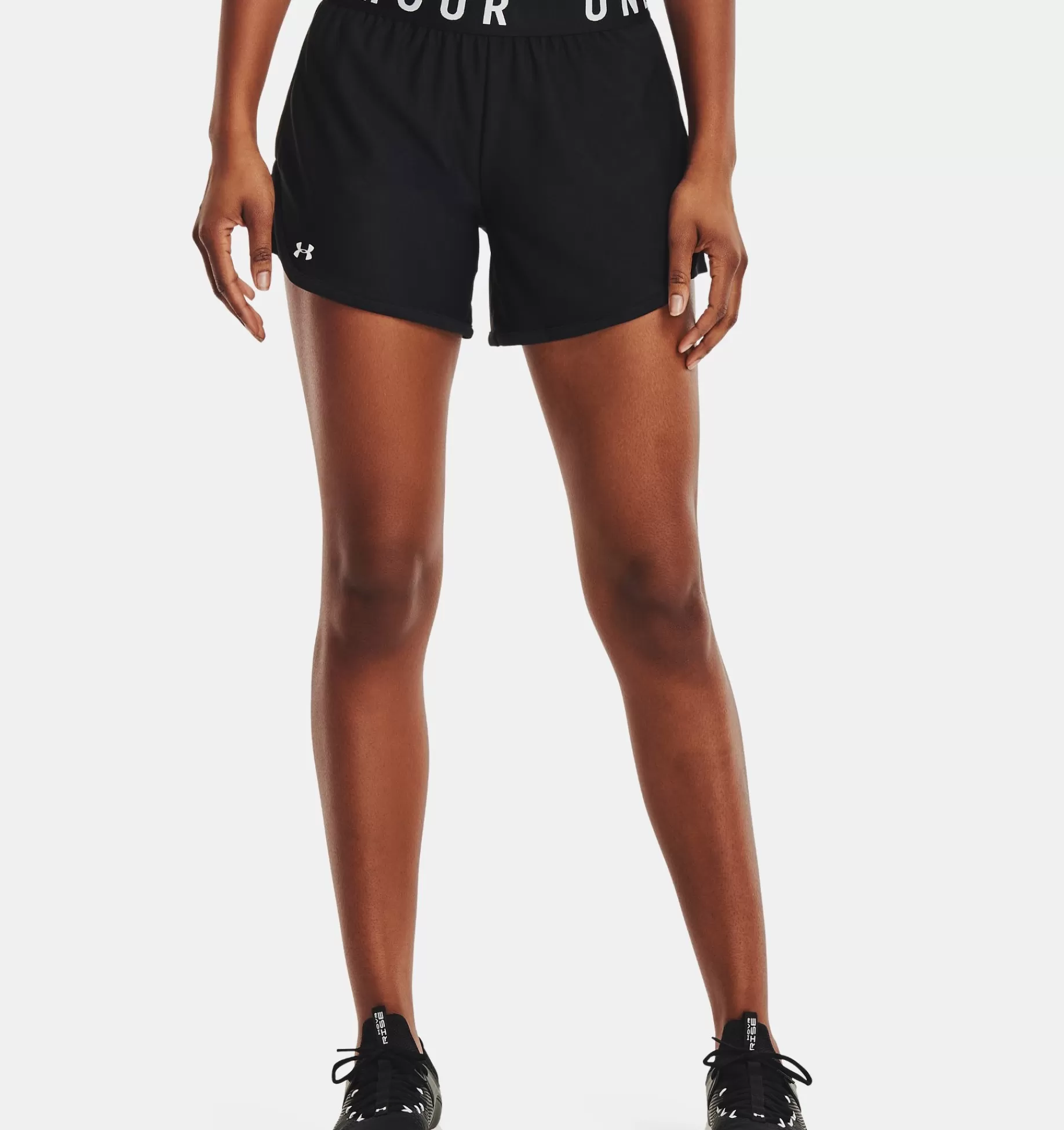 Discount Under Armour Shorts Ua Play Up 5 Black / White - 001