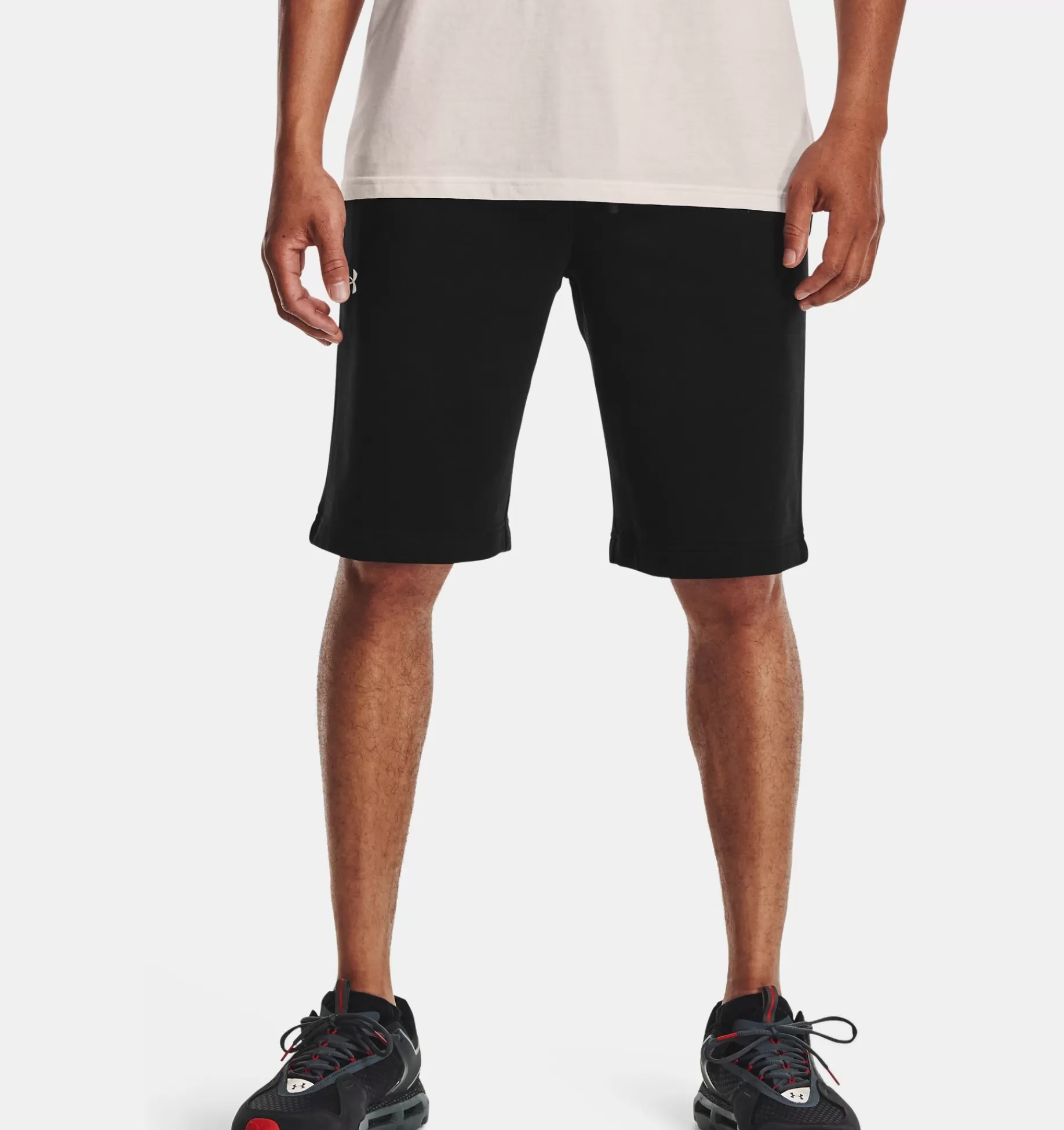 Flash Sale Under Armour Shorts Ua Rival Fleece Da Uomo Black / Onyx White - 001