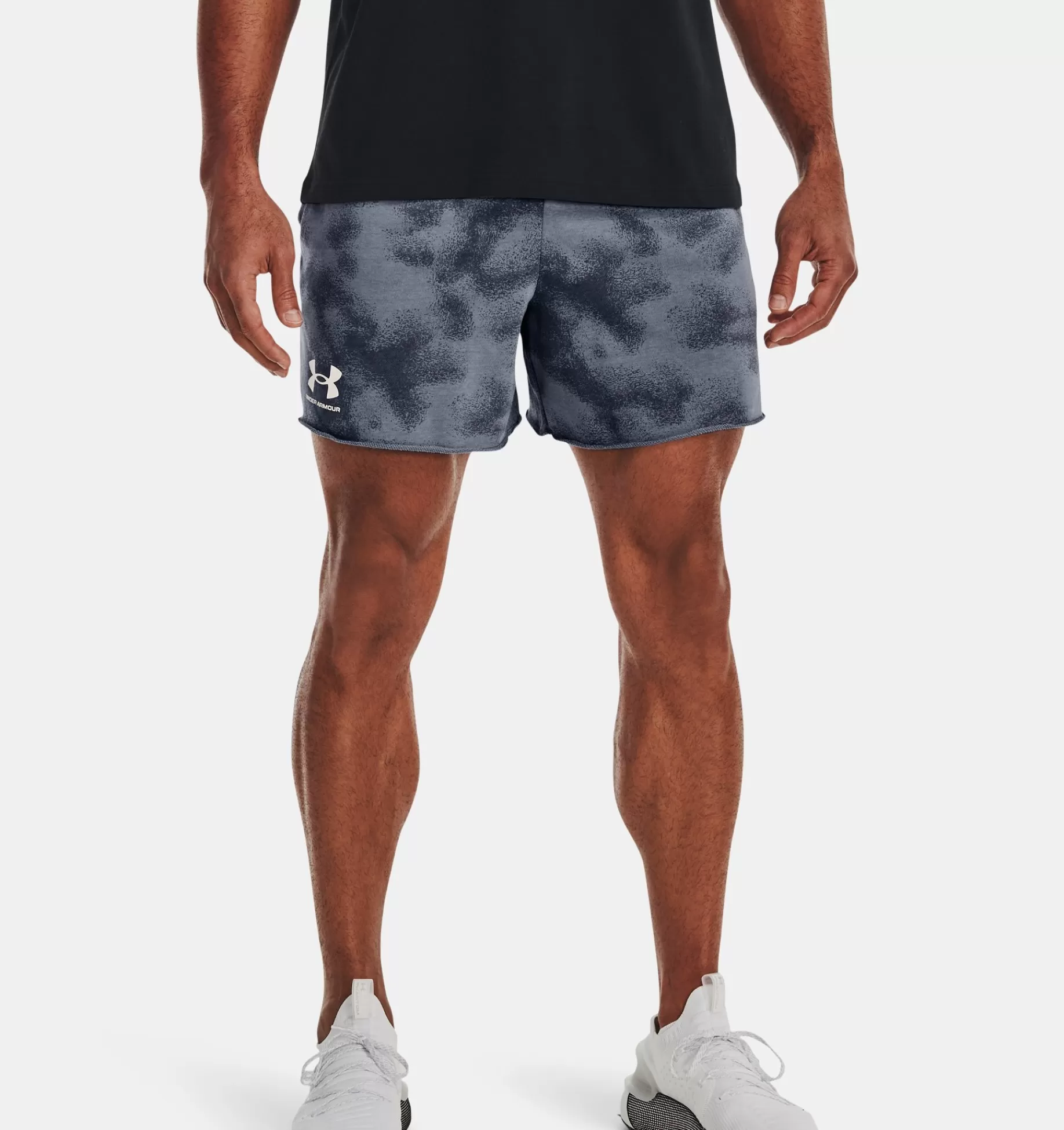 Flash Sale Under Armour Shorts Ua Rival Terry 15 Cm Da Uomo Downpour Gray / Gravel - 044