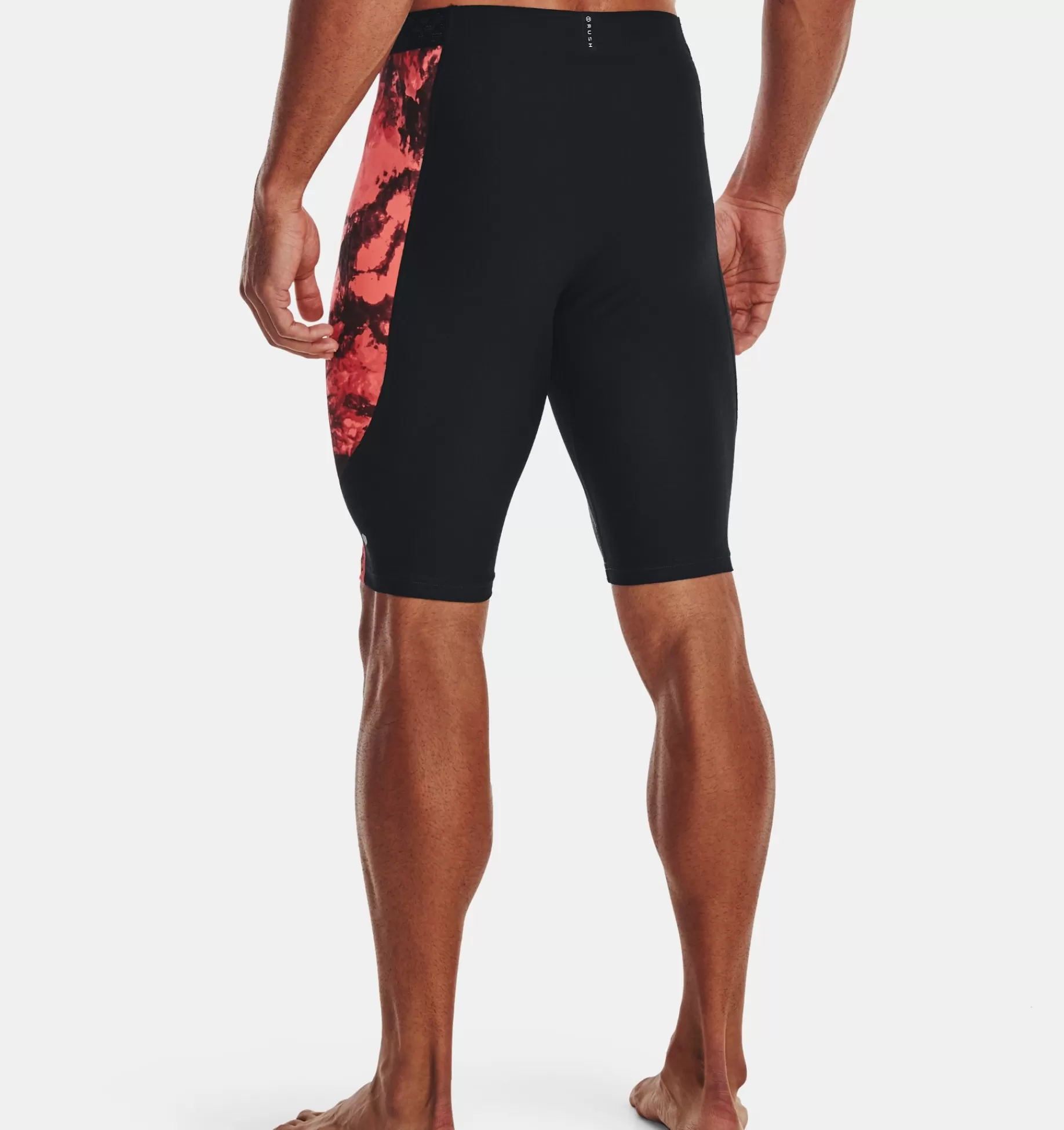 New Under Armour Shorts Ua Rush™ Smartform Printed Da Uomo Chakra / Black - 638