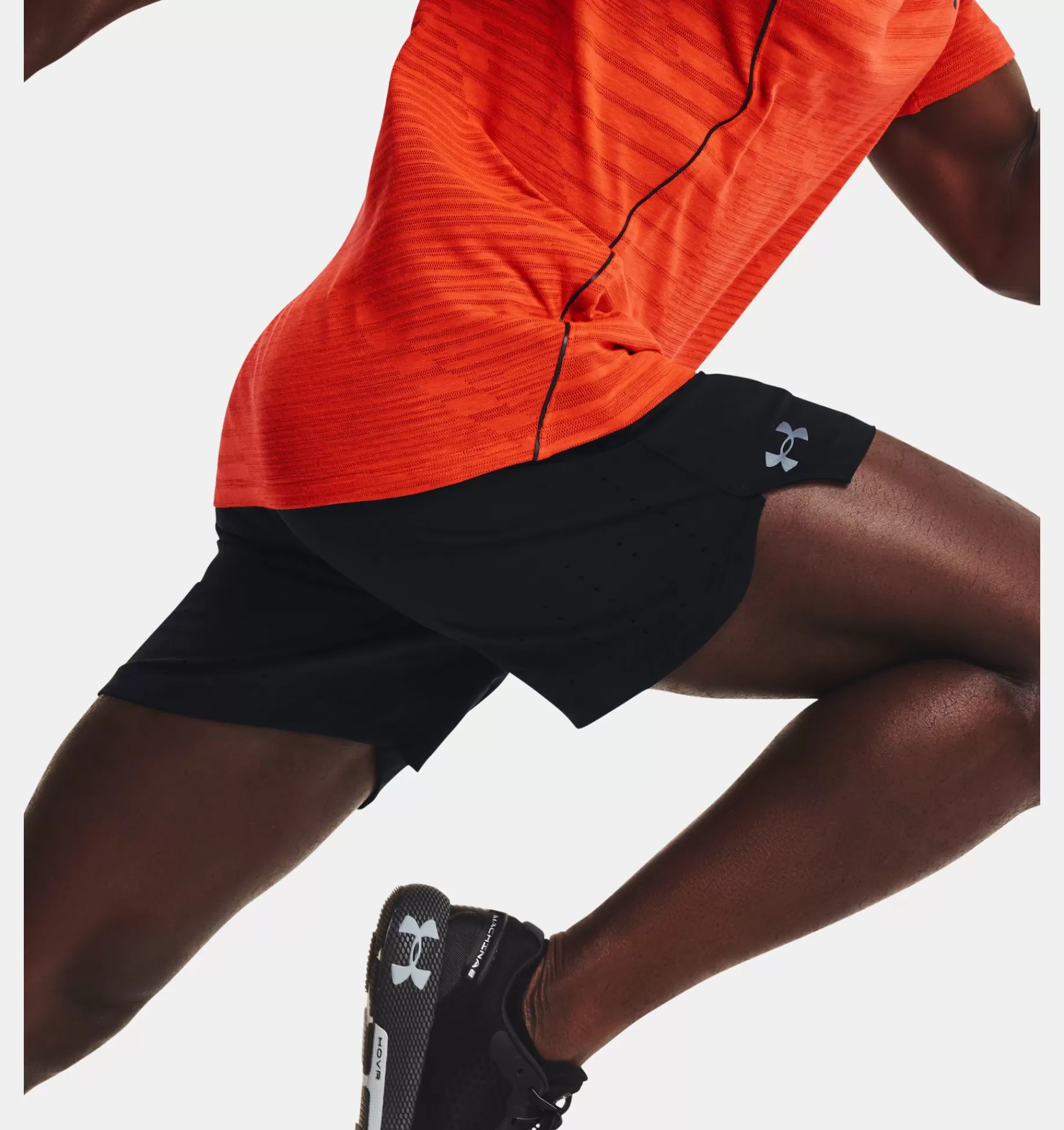 Outlet Under Armour Shorts Ua Speedpocket Vent Da Uomo Black / Reflective - 001