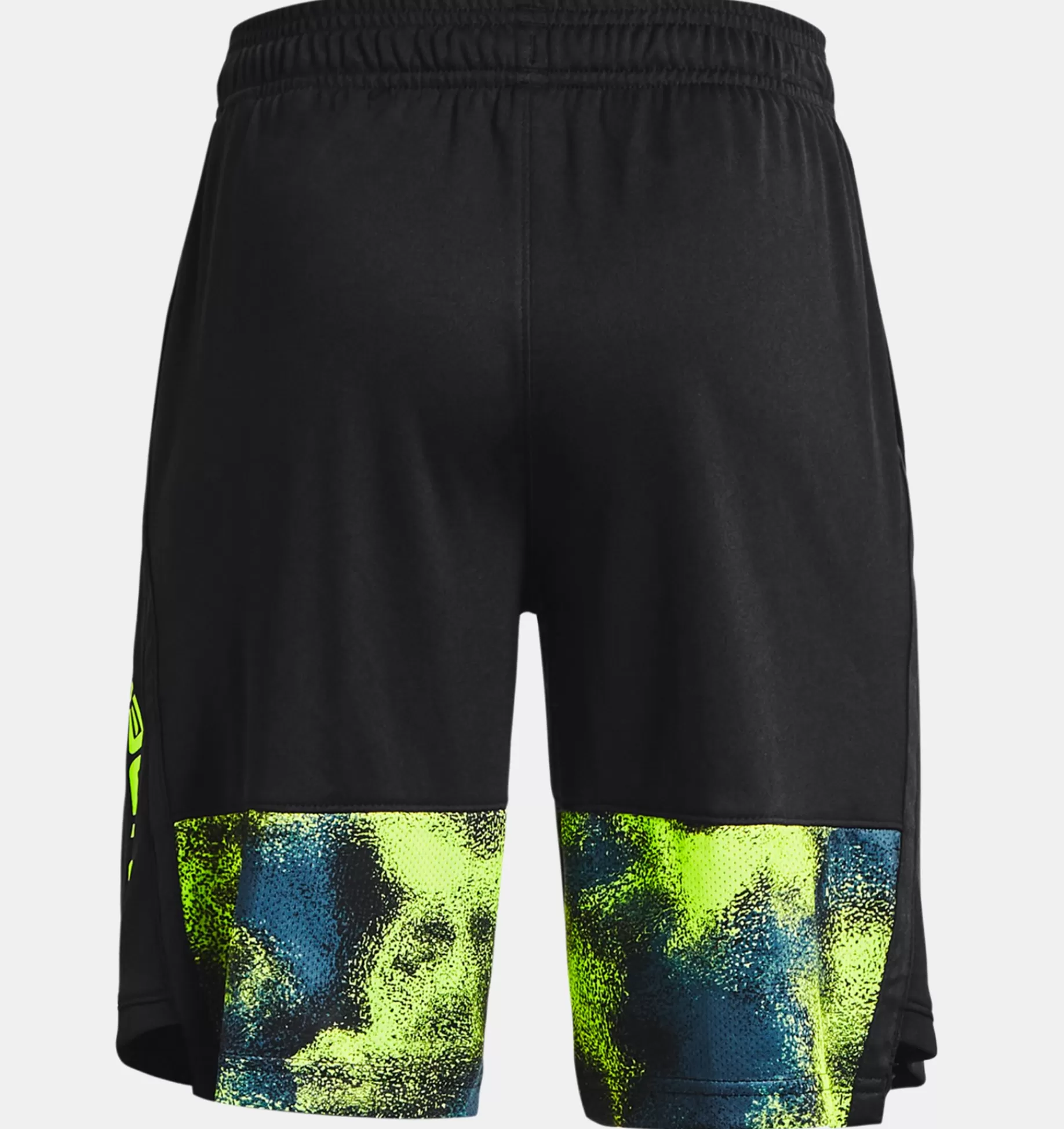 Best Under Armour Shorts Ua Stunt 3.0 Printed Da Ragazzo Black / Lime Surge - 009