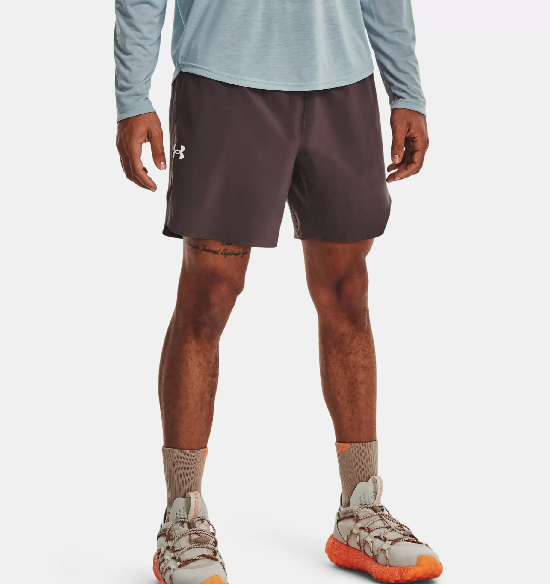 Cheap Under Armour Shorts Ua Train Anywhere Da Uomo Ash Taupe / Reflective - 057