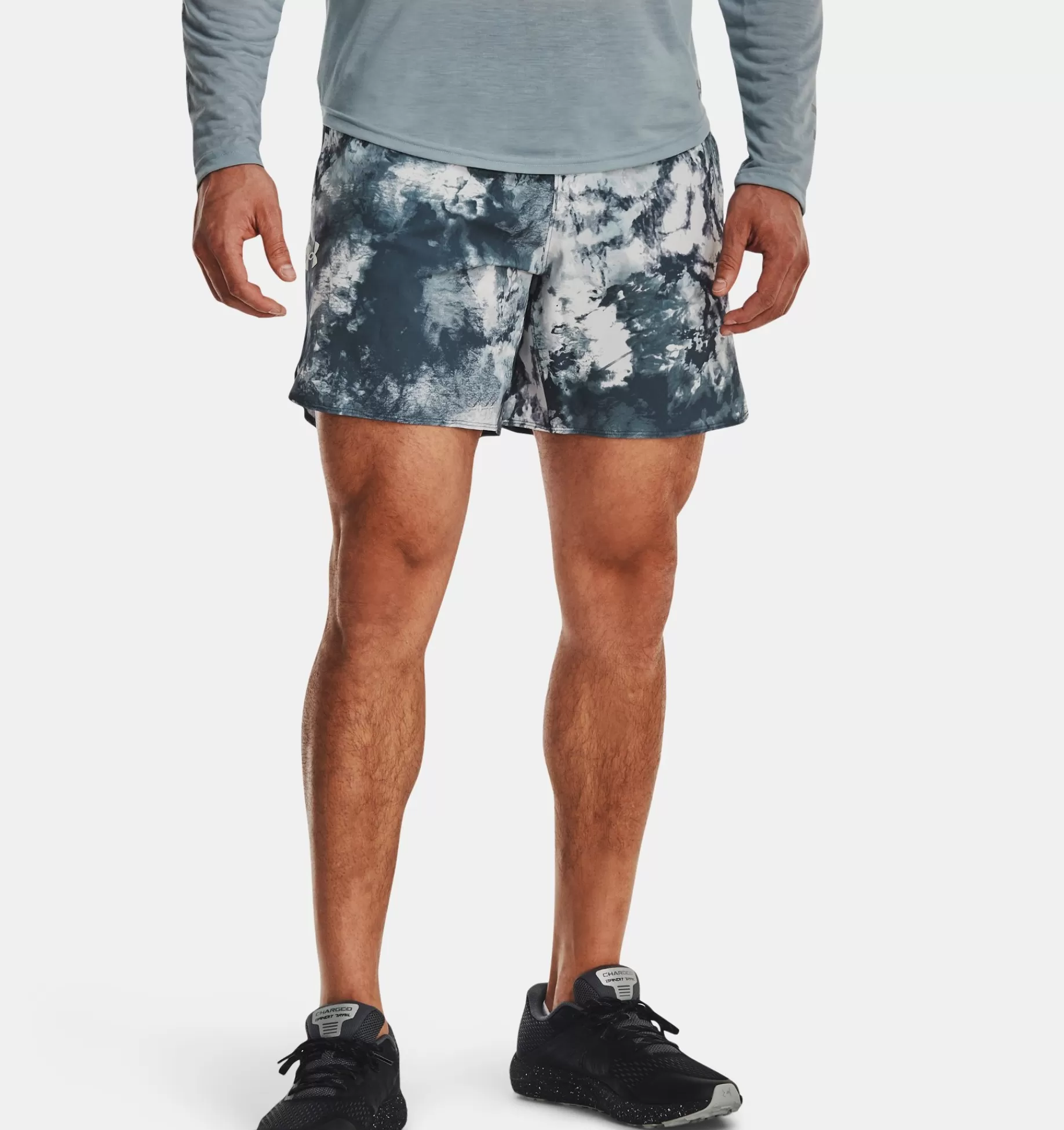 Store Under Armour Shorts Ua Train Anywhere Printed Da Uomo Harbor Blue / Reflective - 465