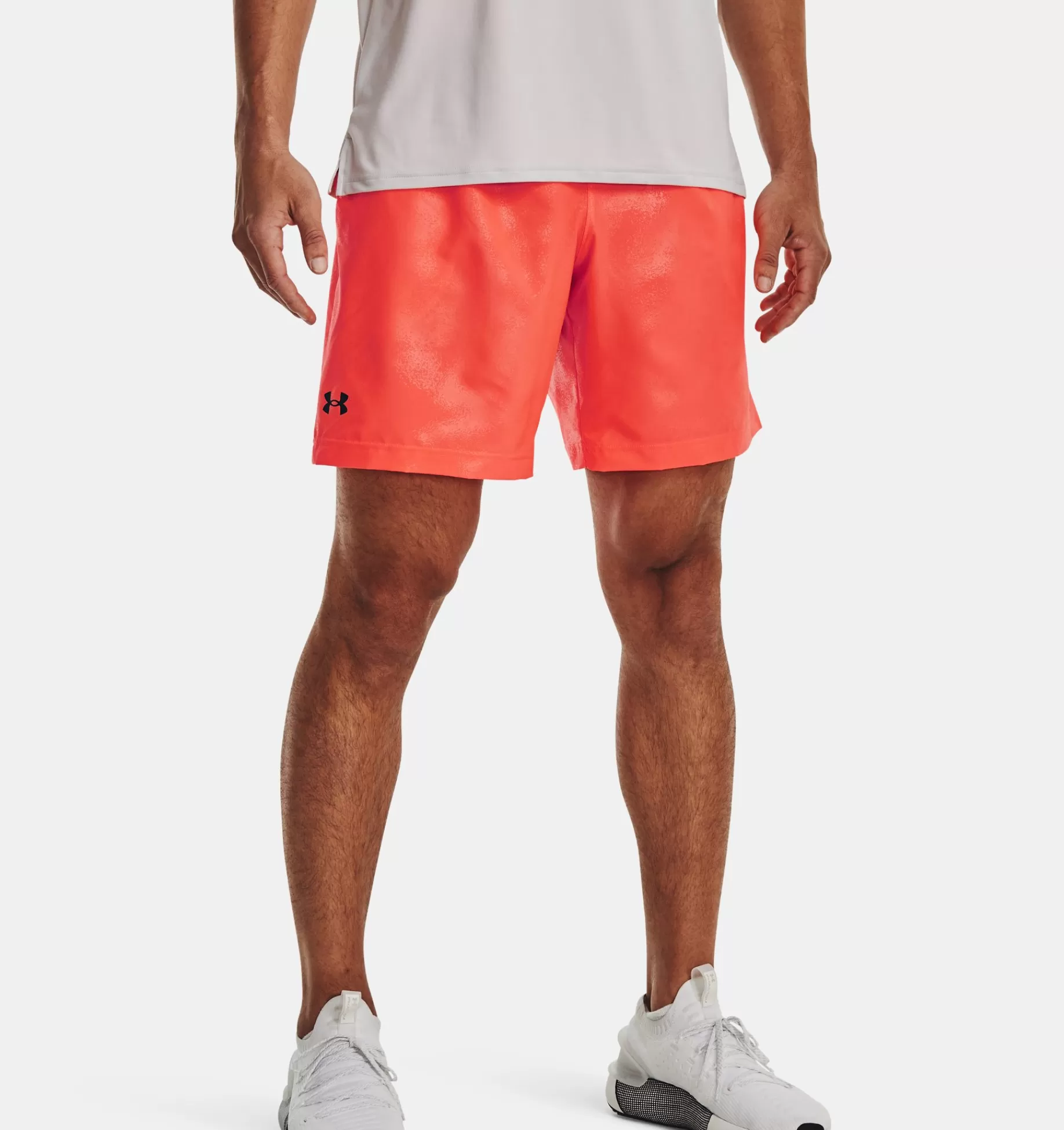 New Under Armour Shorts Ua Woven Emboss Da Uomo After Burn / Black - 877