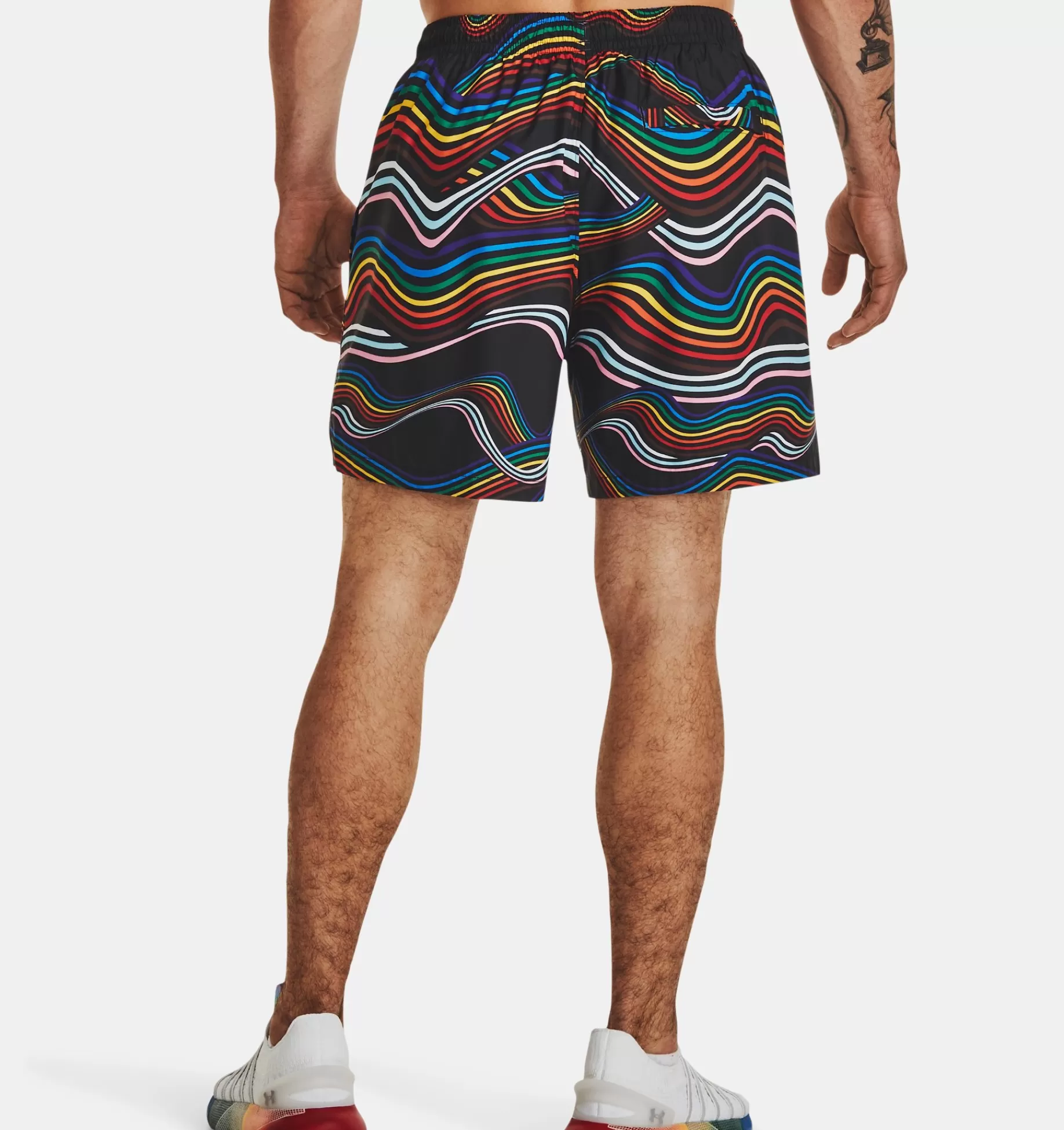 Best Sale Under Armour Shorts Ua Woven Volley Pride Da Uomo Black / White - 001