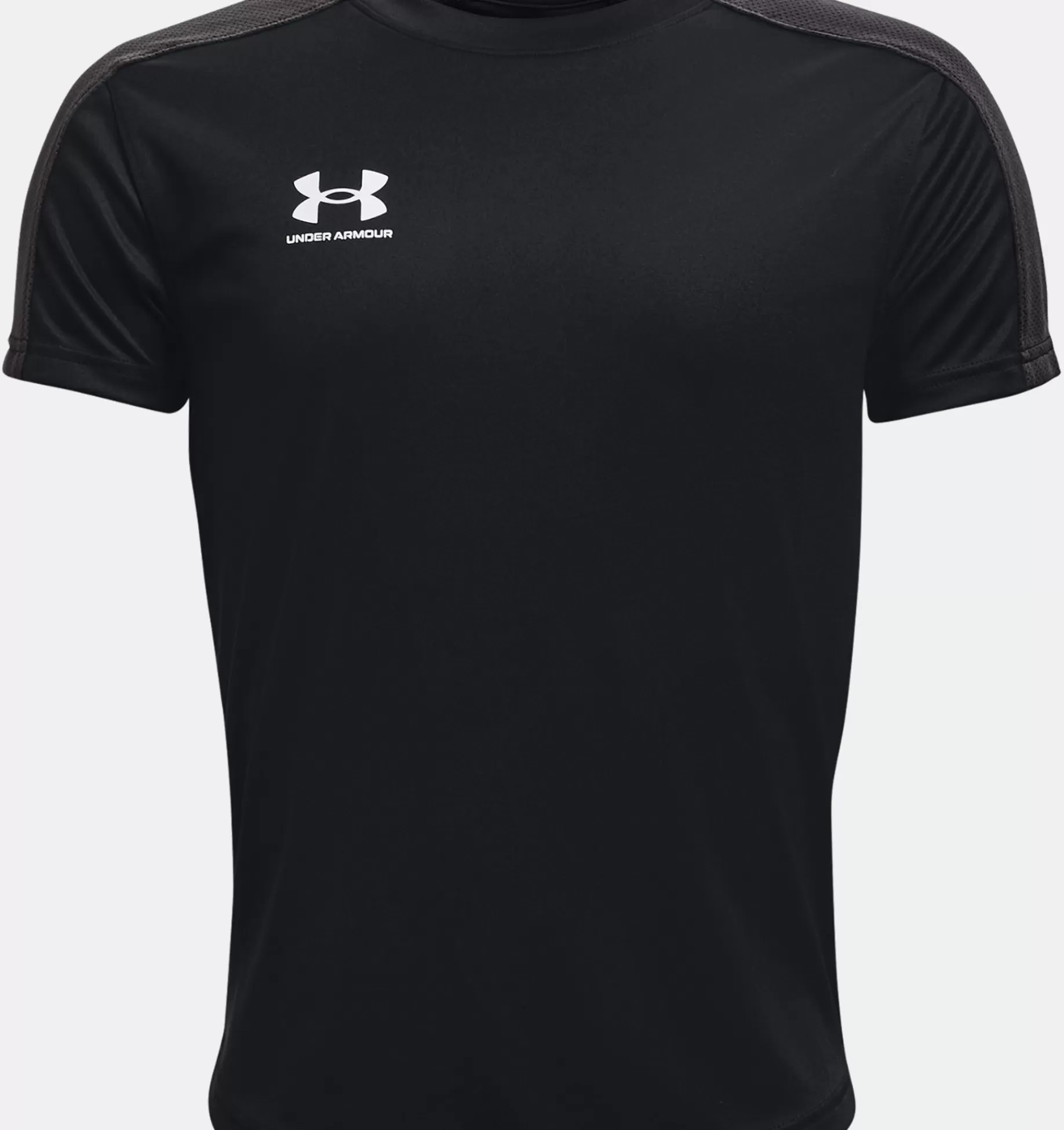 Clearance Under Armour T-Shirt Da Allenamento Ua Challenger Da Ragazzo Black / White - 001